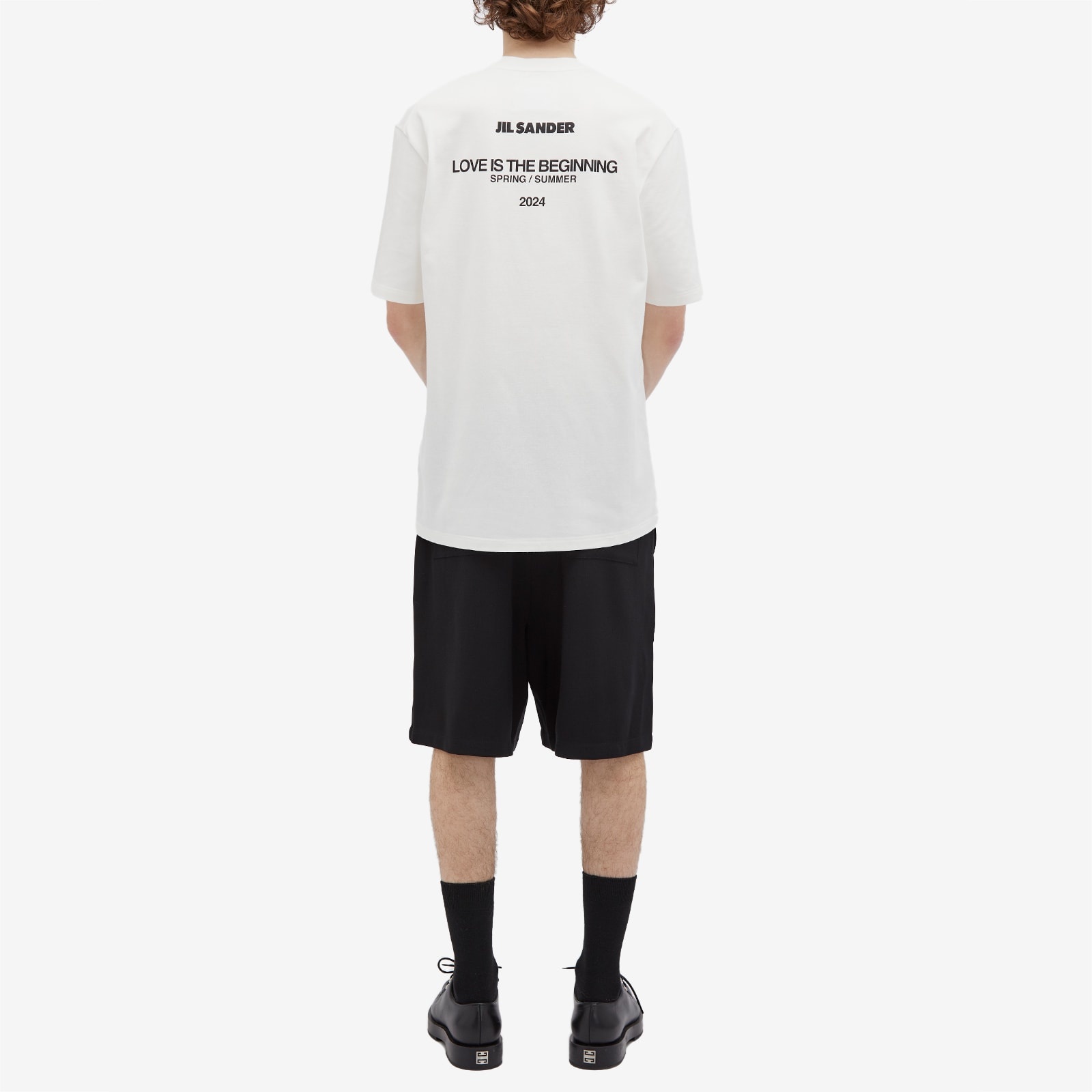 Jil Sander Back Logo T-Shirt - 4