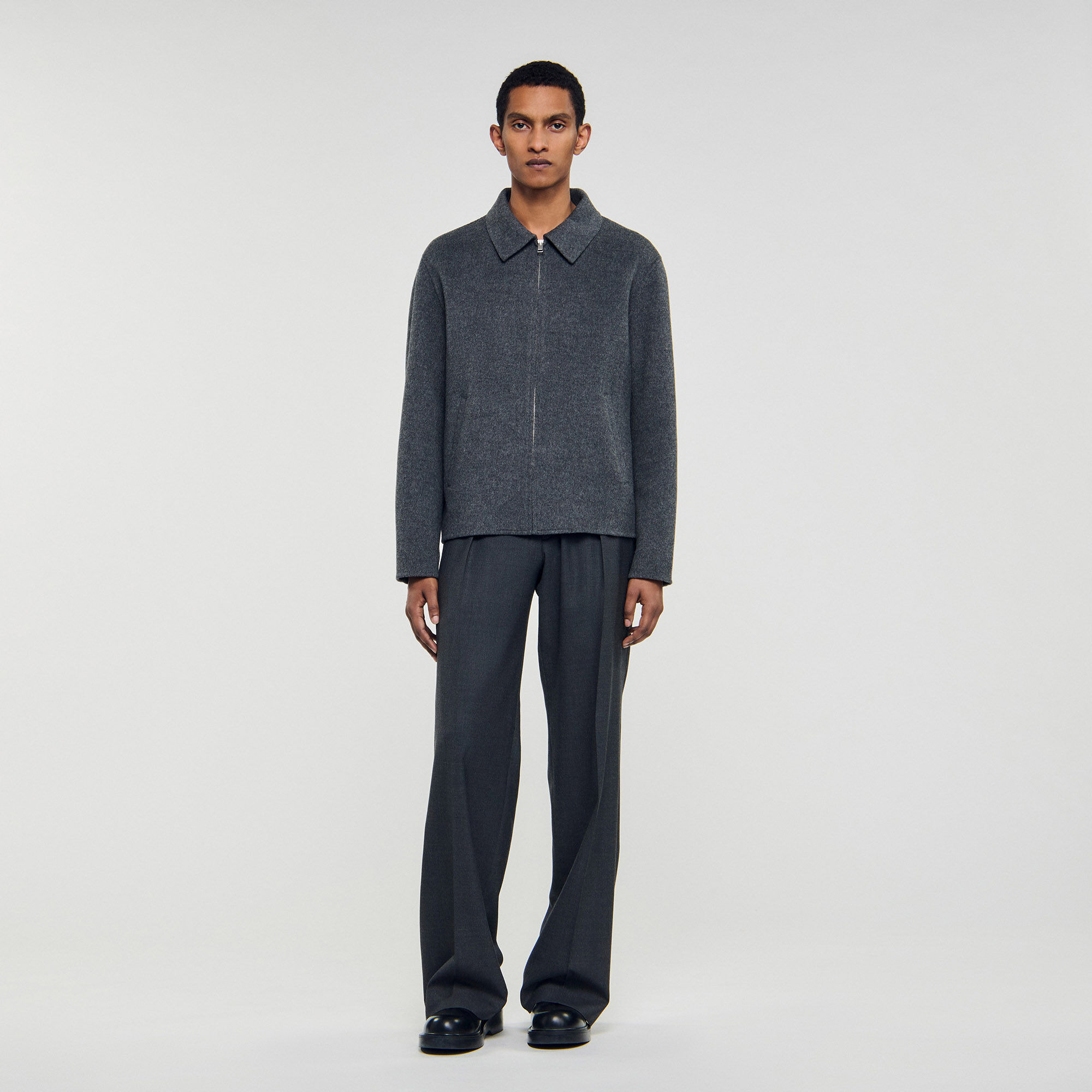 DOUBLE-FACED WOOL JACKET - 2