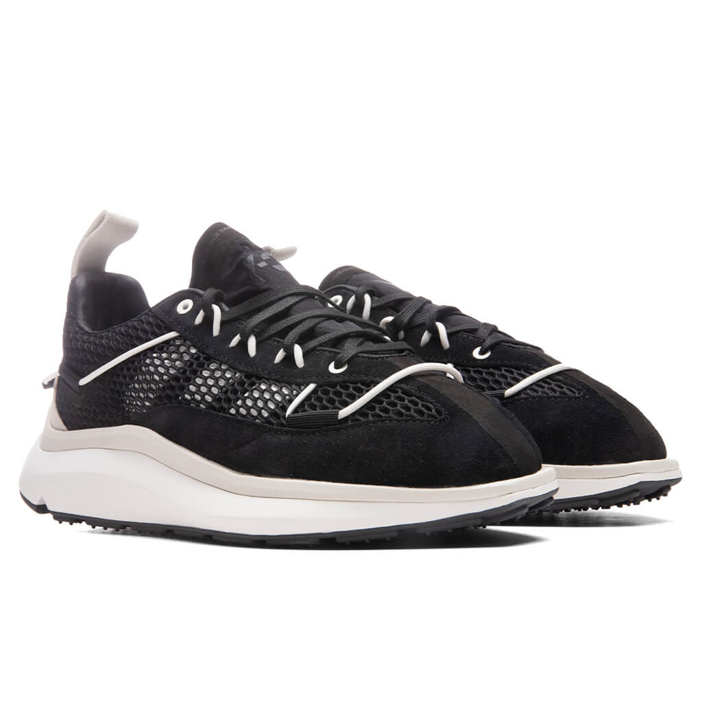 Y-3 SHIKU RUN - BLACK/CORE WHITE/ORBIT GREY - 2