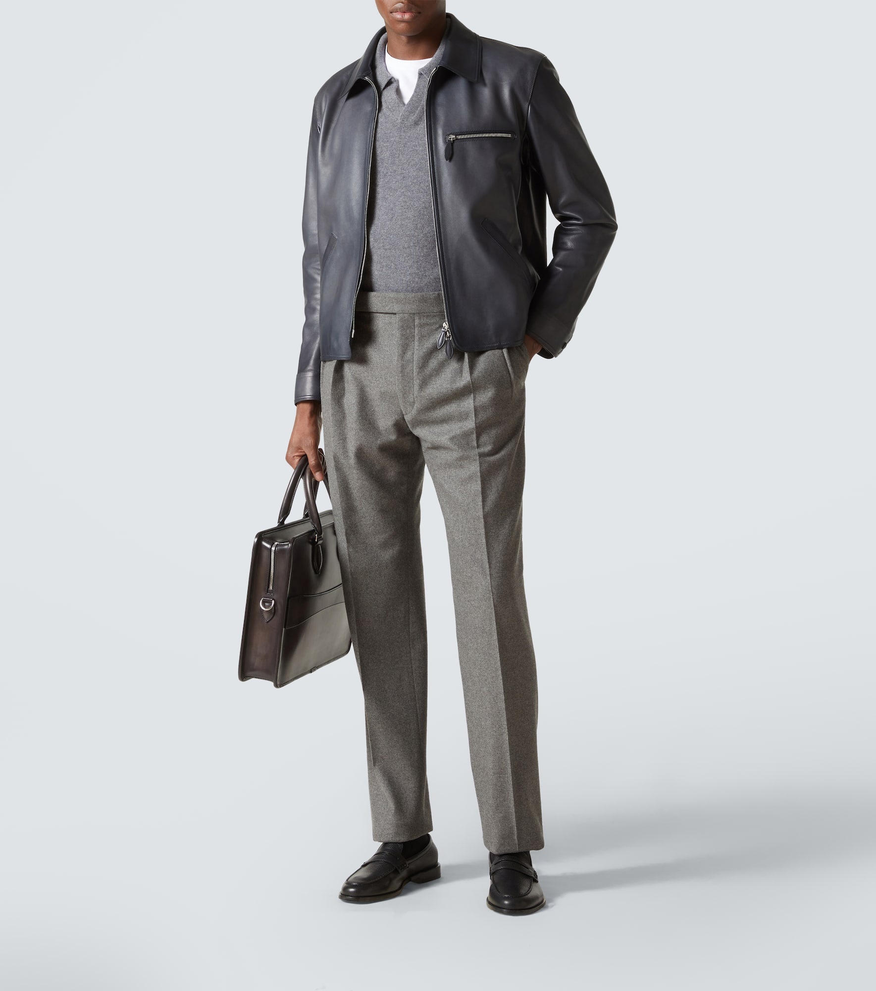 Patina 1 Jour leather blouson - 2
