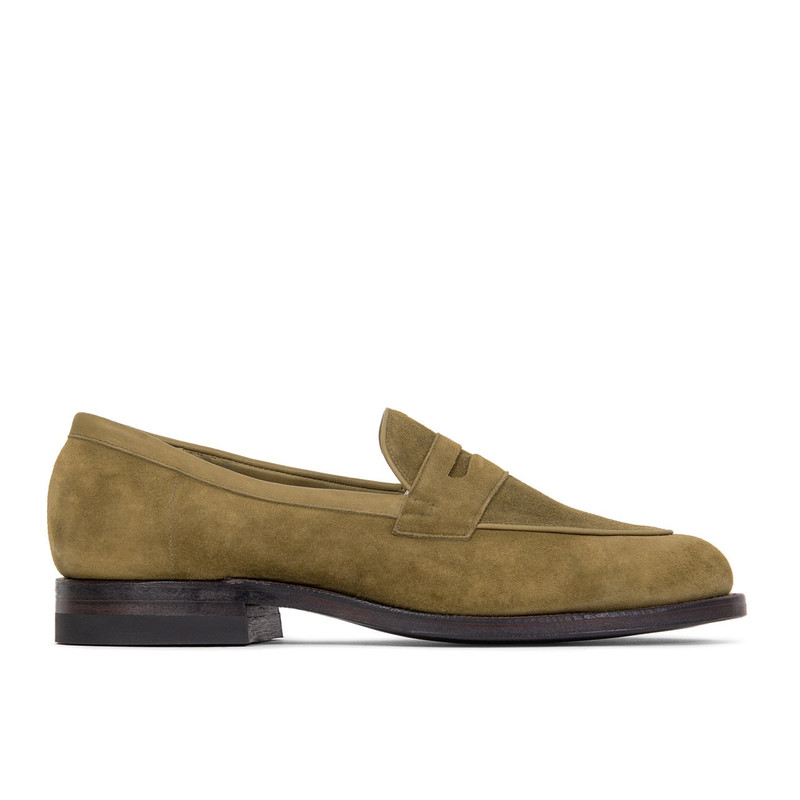 Bristol - Avocado Janus Calf Suede 1