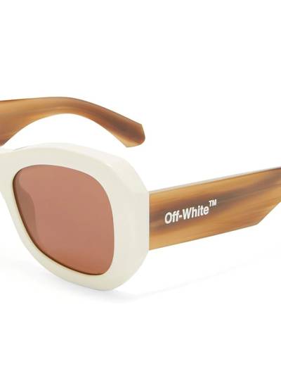 Off-White logo-print sunglasses outlook