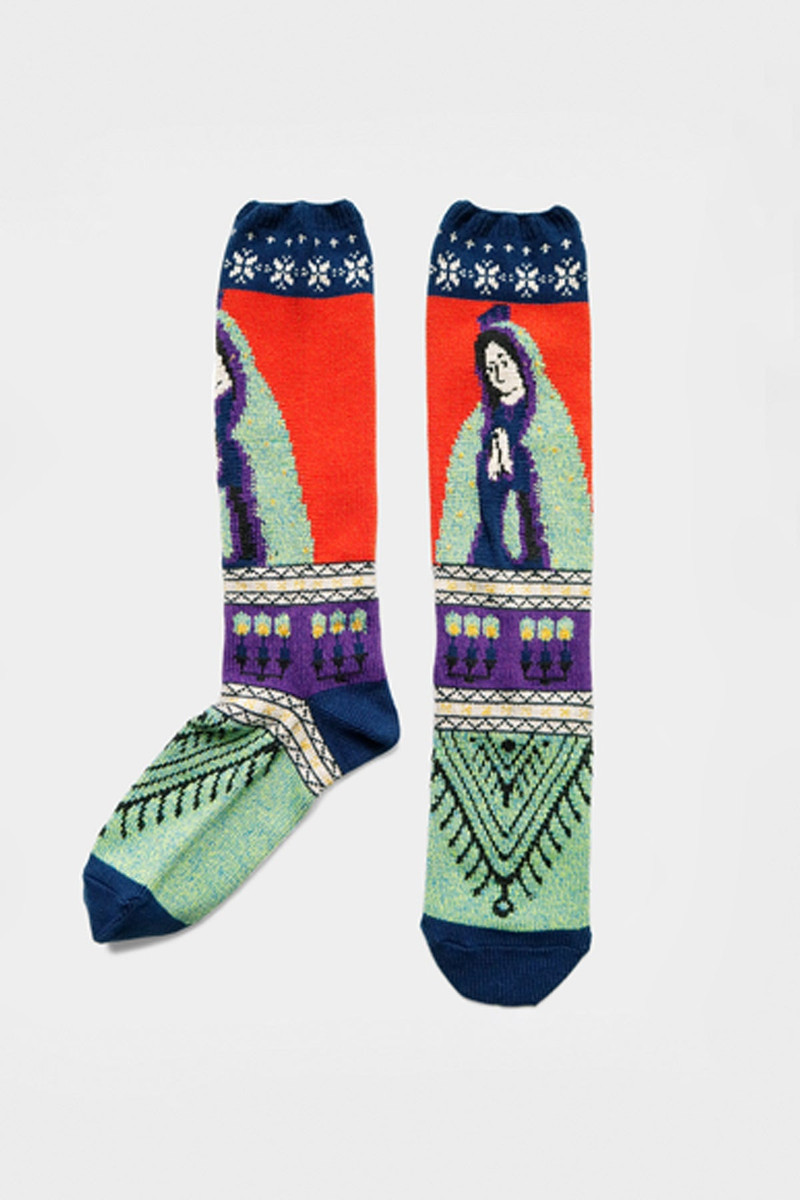 96 Yarns MARIA Socks (Short) - Blue 1