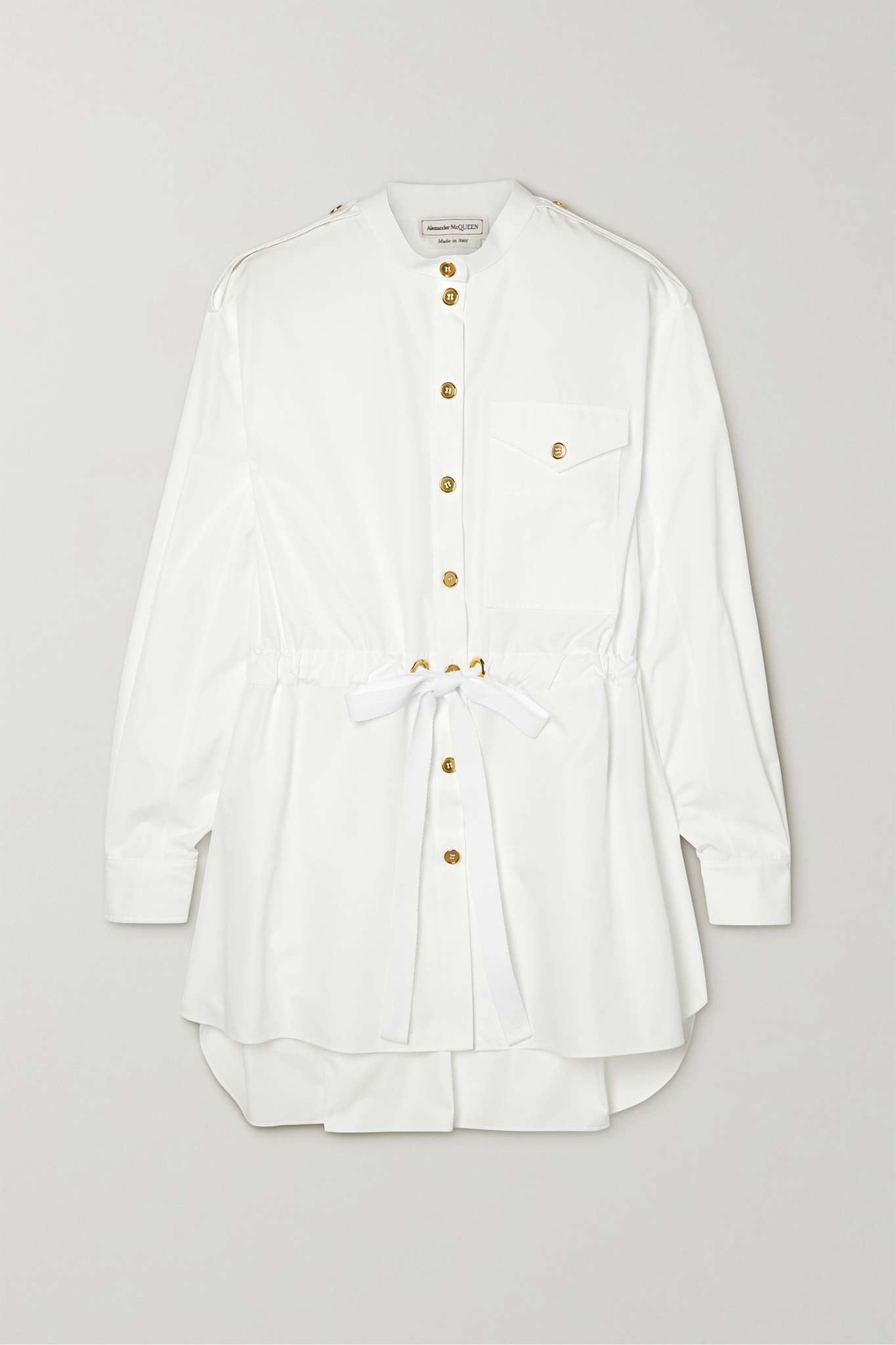 Cotton-poplin shirt - 1