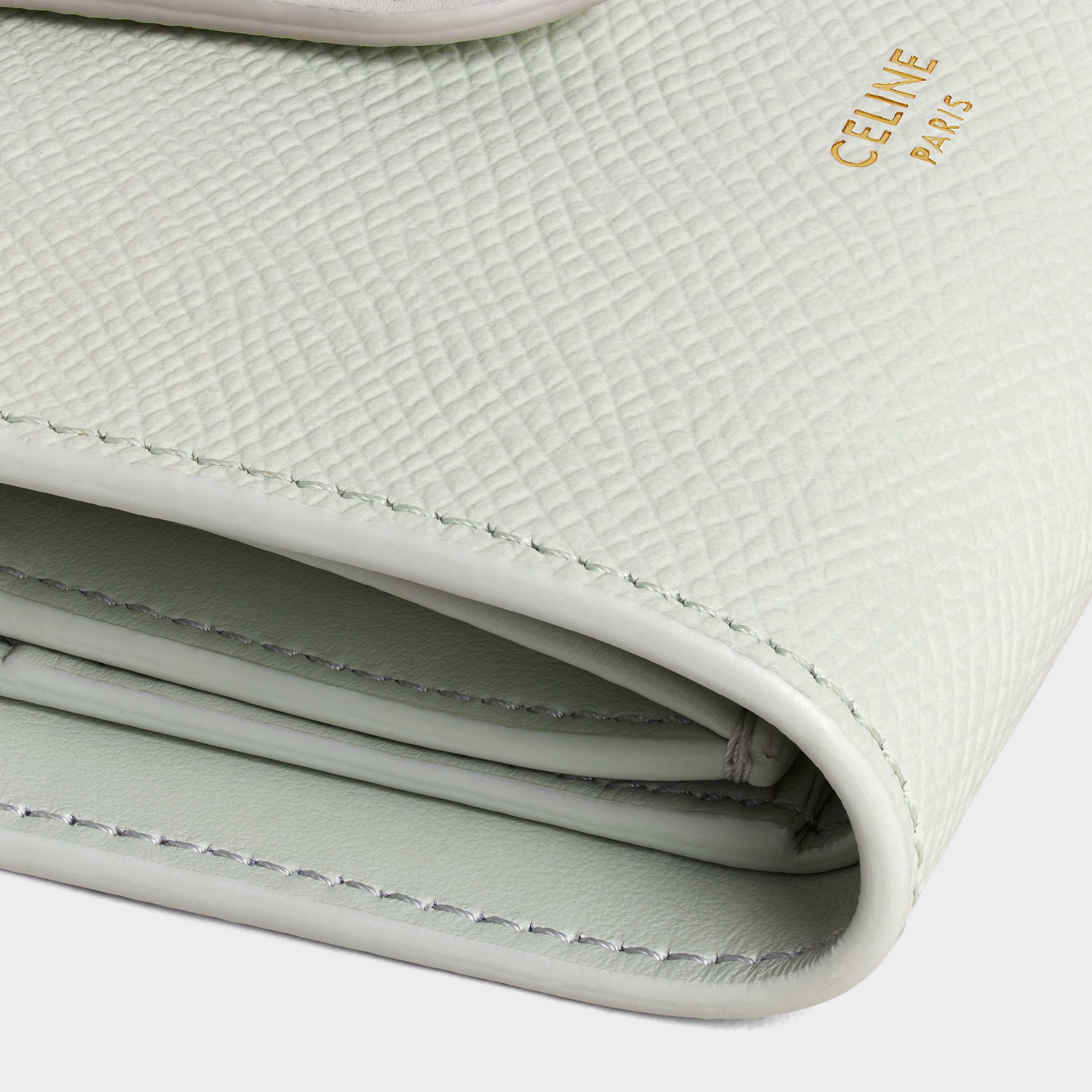 Small Strap Wallet ESSENTIALS in Bicolour Grained Calfskin - 5