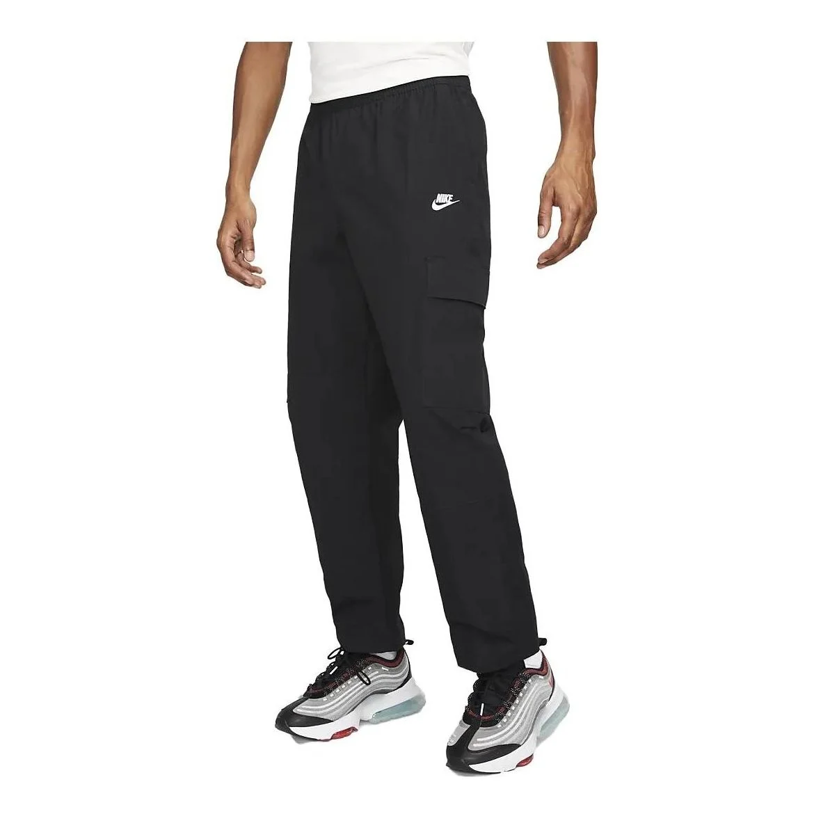 Nike Club Woven Cargo Trousers 'Black' DX0613-010 - 1