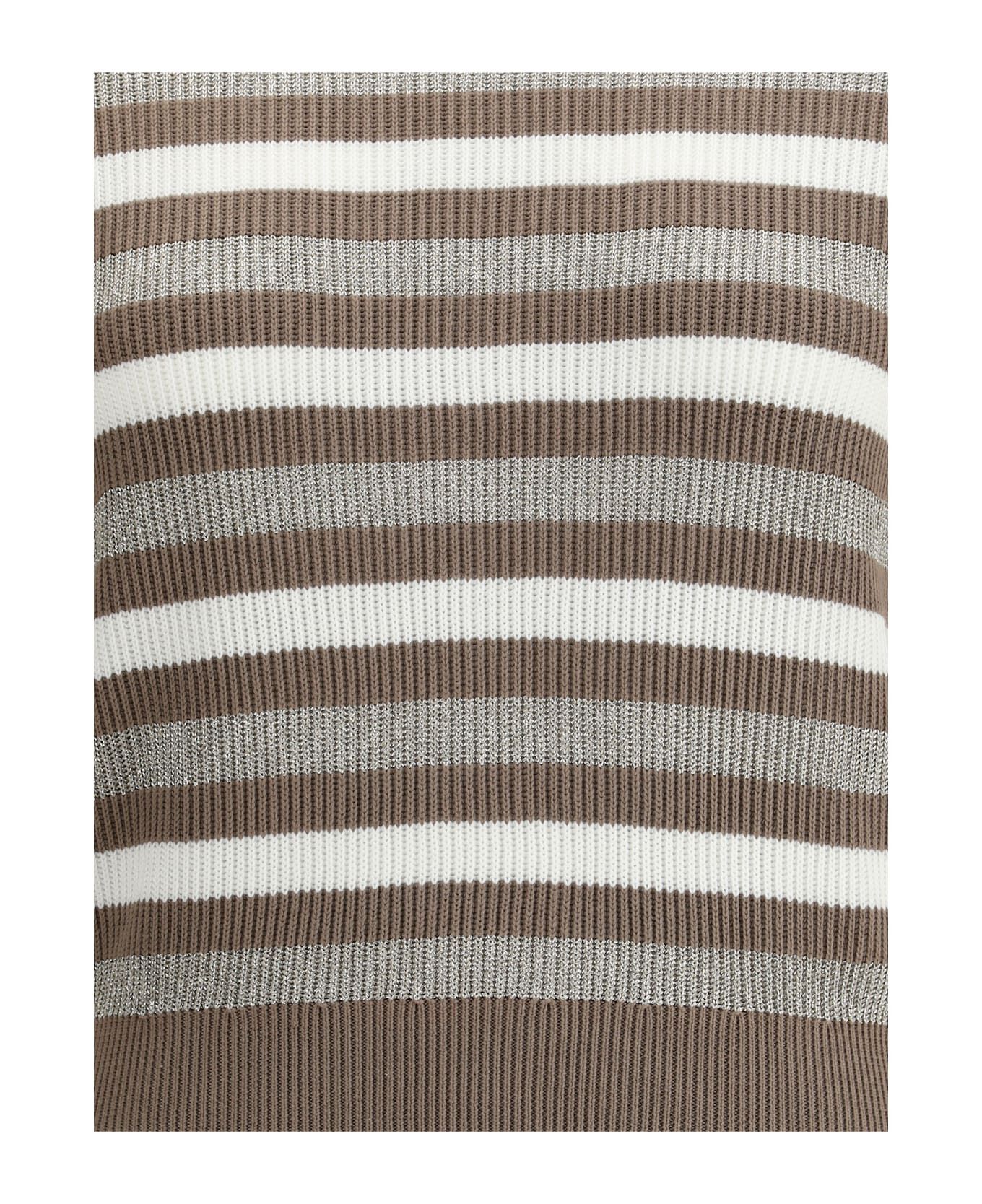 Sparkling Striped Sweater - 3