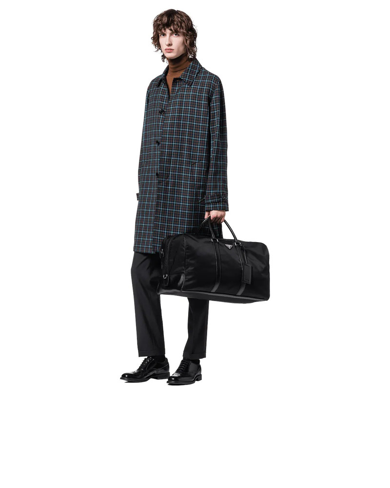 Nylon and Saffiano Leather Duffle Bag 7