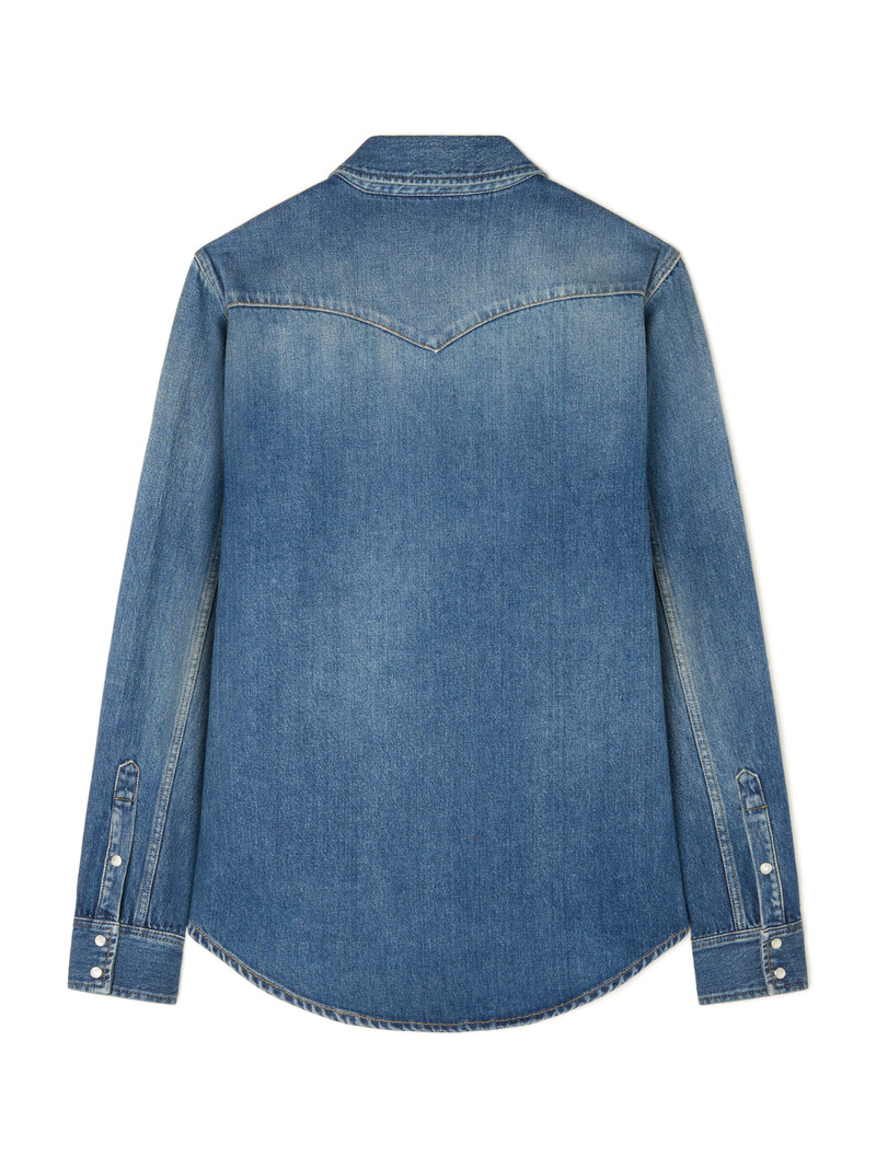 Medium Wash Denim Shirt 3