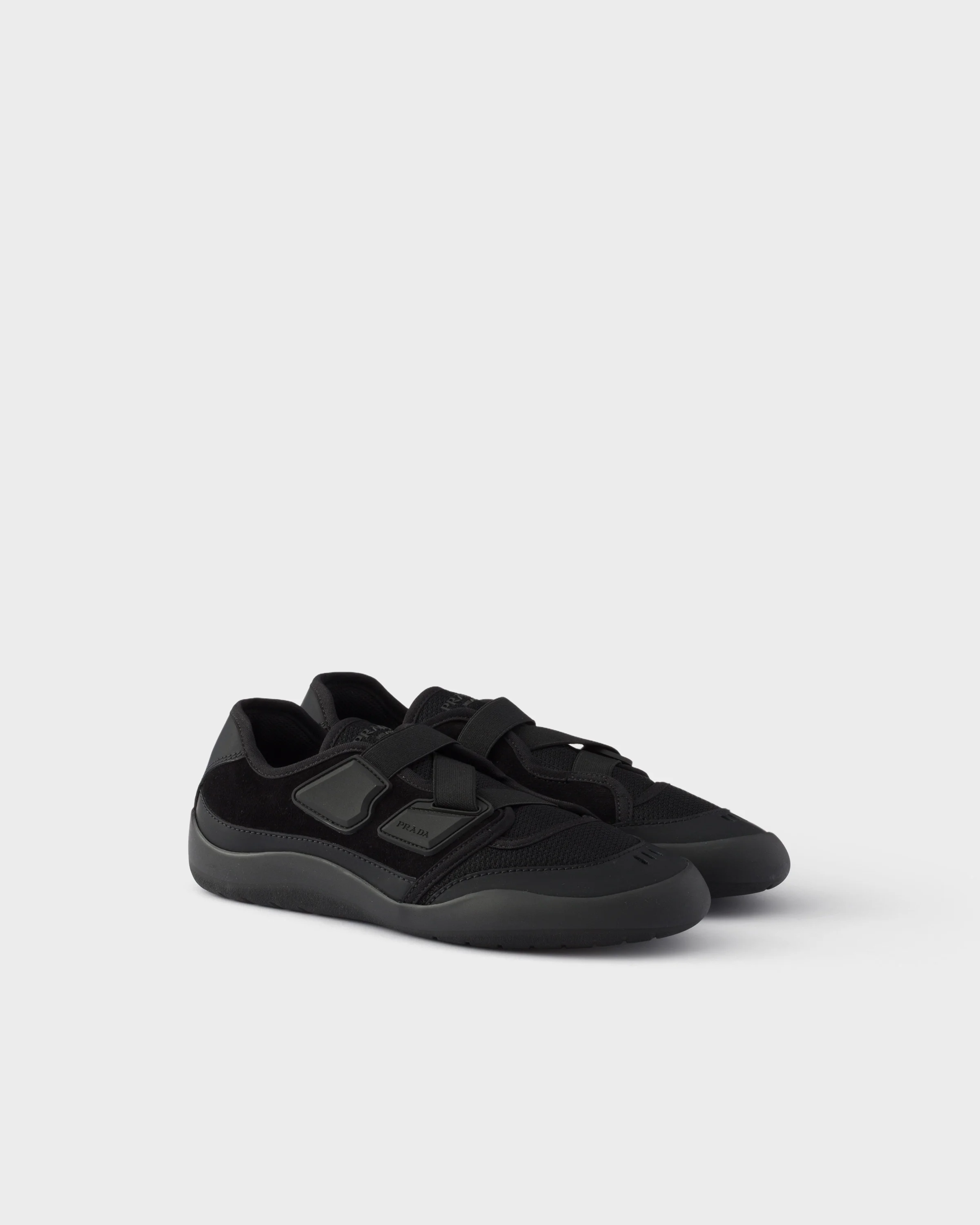 Speedrock technical mesh and leather sneakers - 1