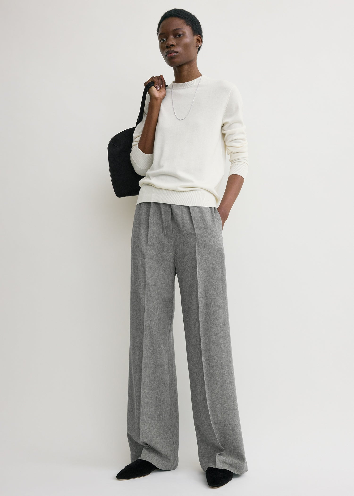 Fluid winter trousers mid grey - 2