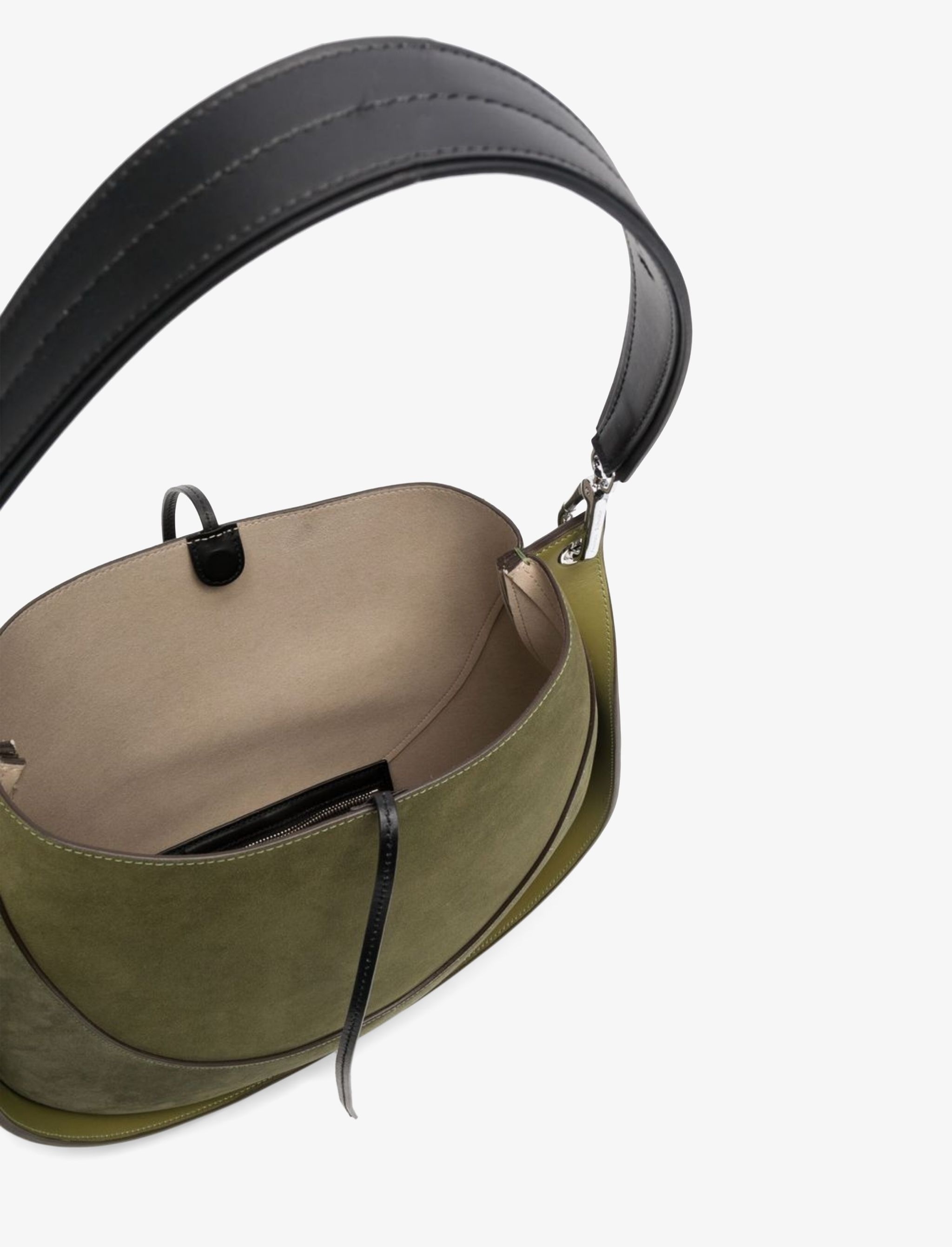 Arch Suede Shoulder Bag - 4