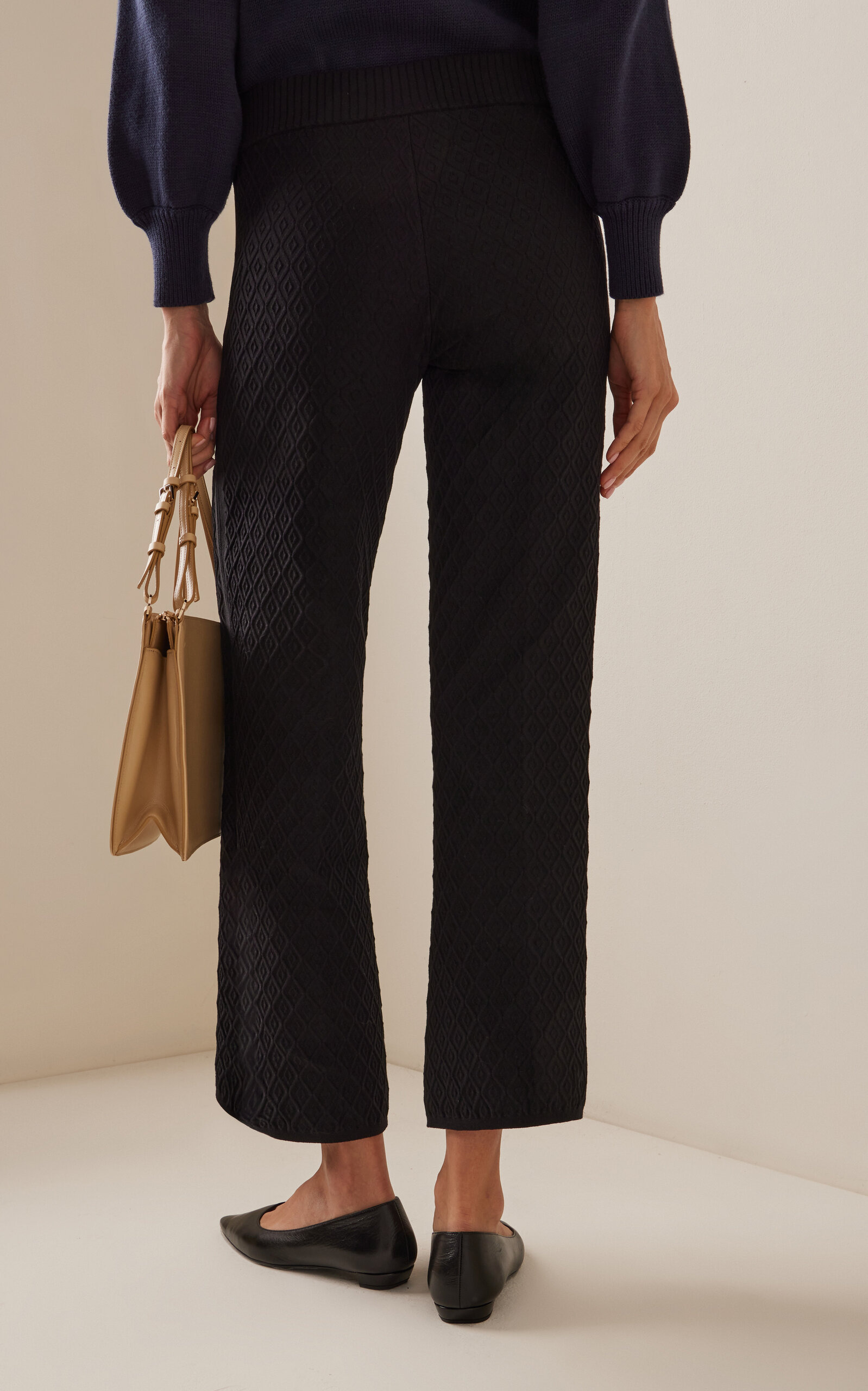 Exclusive Harry Knit Wide-Leg Pants black - 4