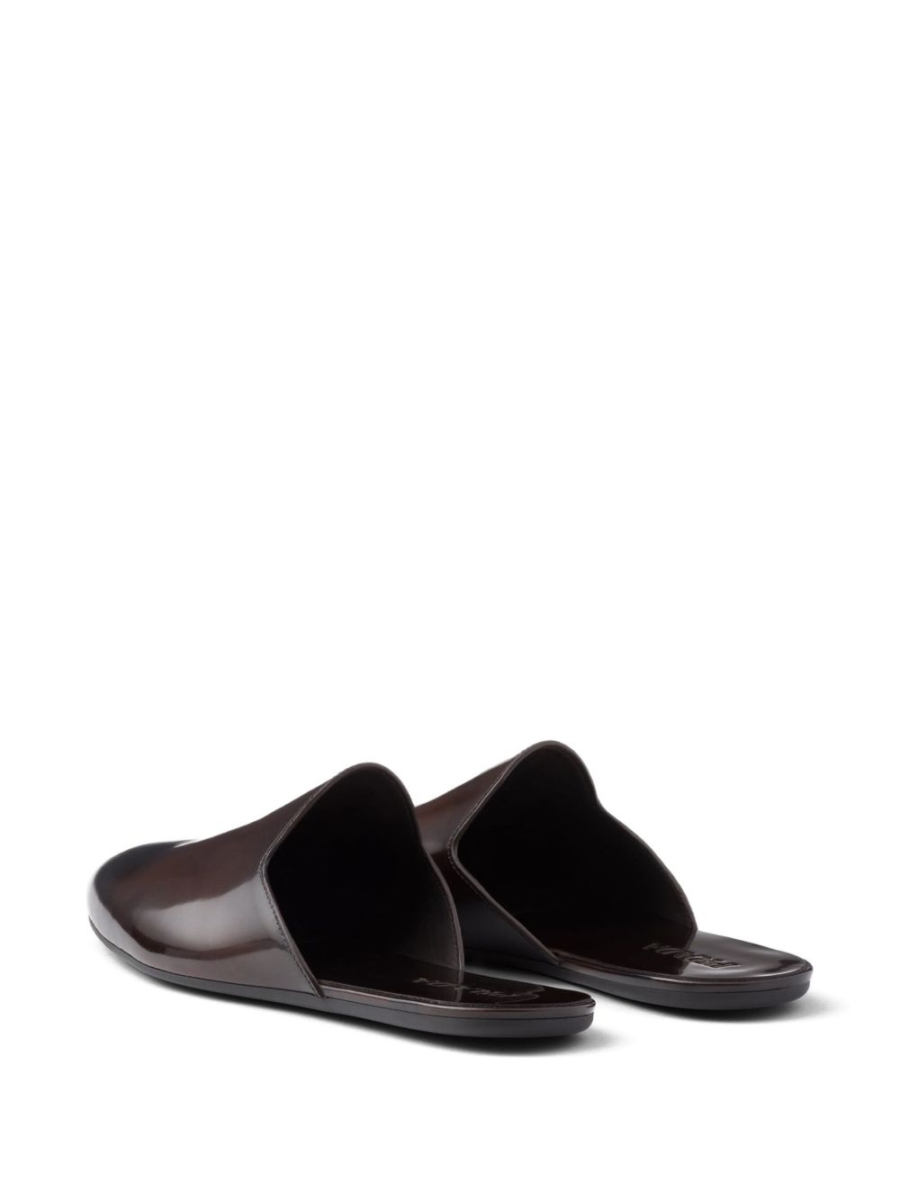 brushed-leather mules - 3