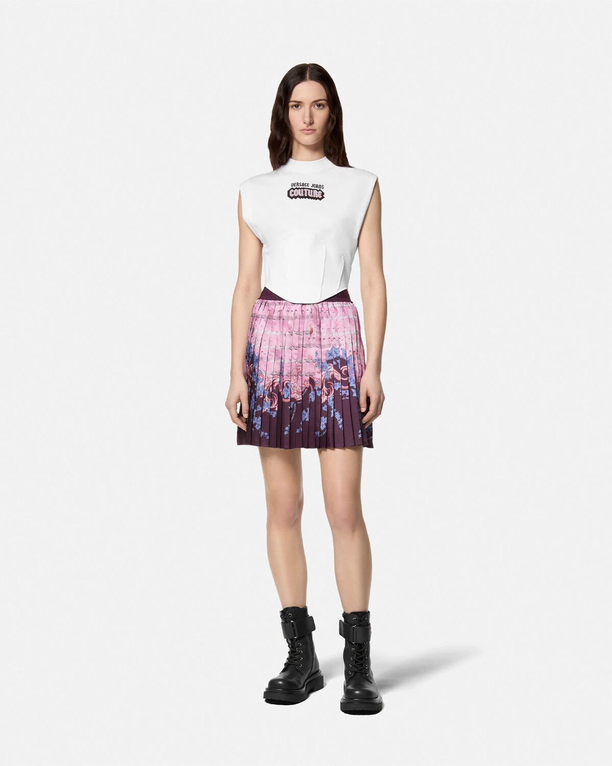 Swan Lake Pleated Mini Skirt - 2
