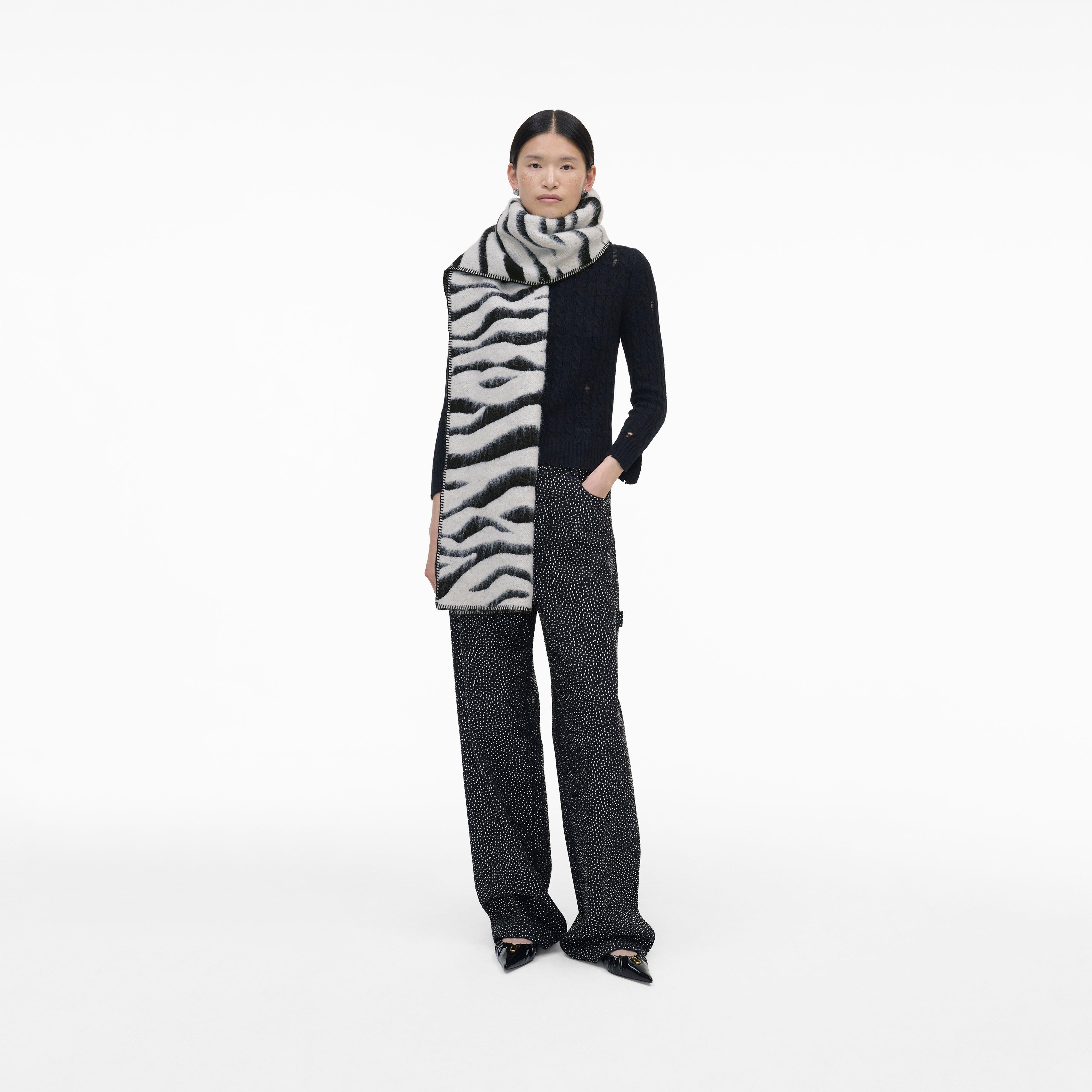 THE ZEBRA BRUSHED SCARF - 2