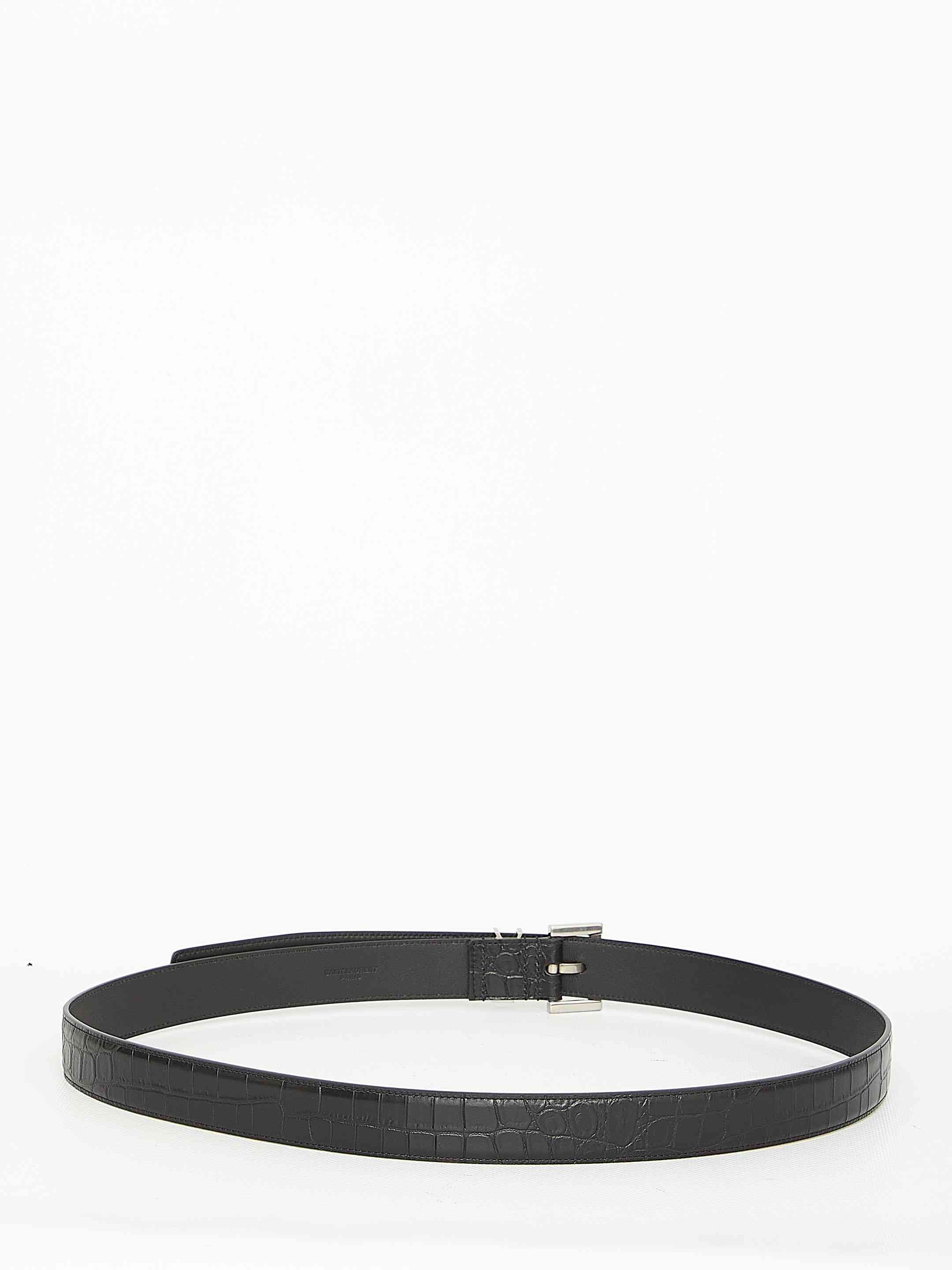 Saint Laurent Men Monogram Belt - 2