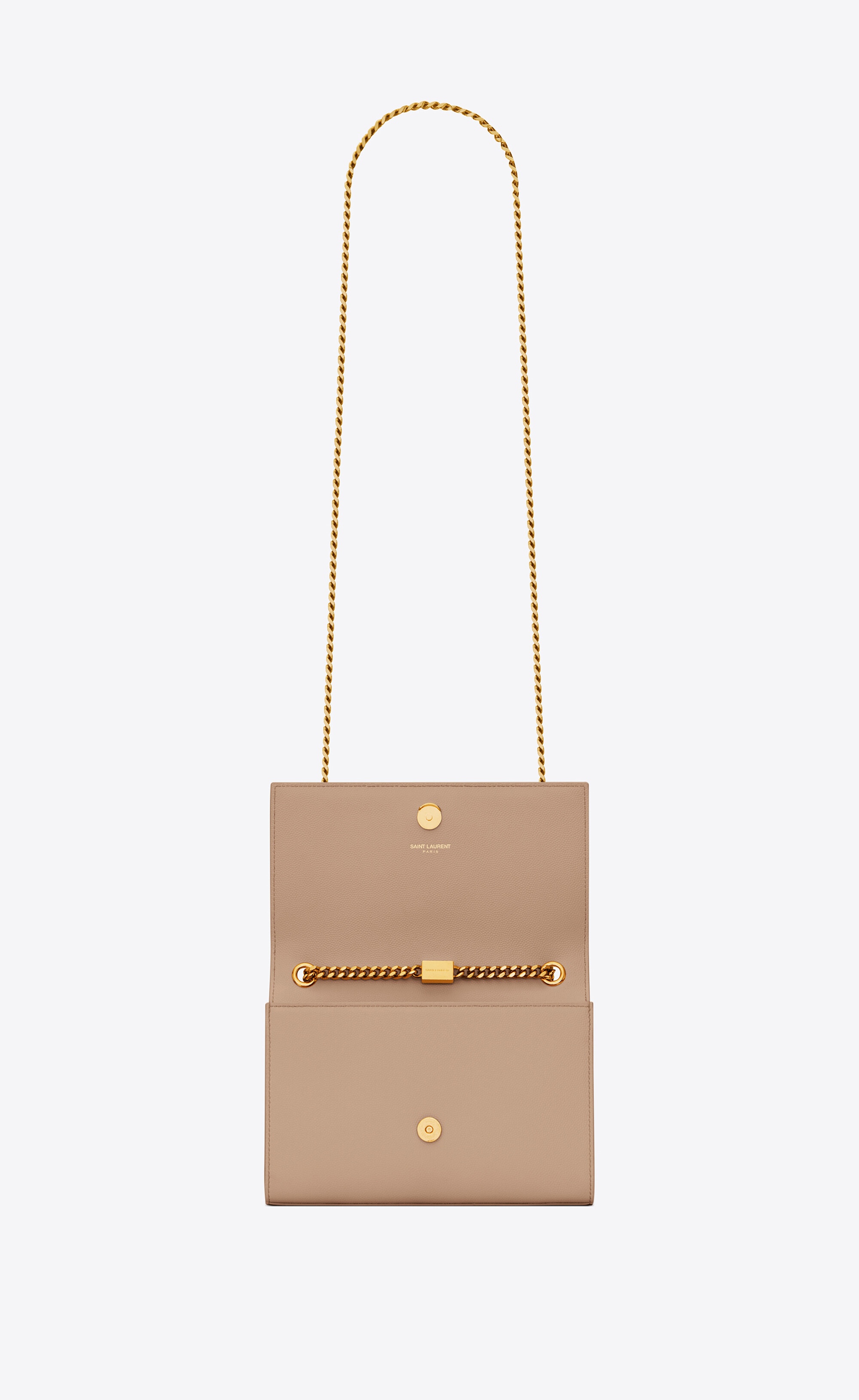 kate small chain bag in grain de poudre embossed leather - 5