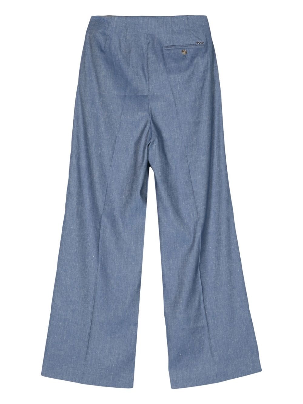 high-waist wide-leg trousers - 2