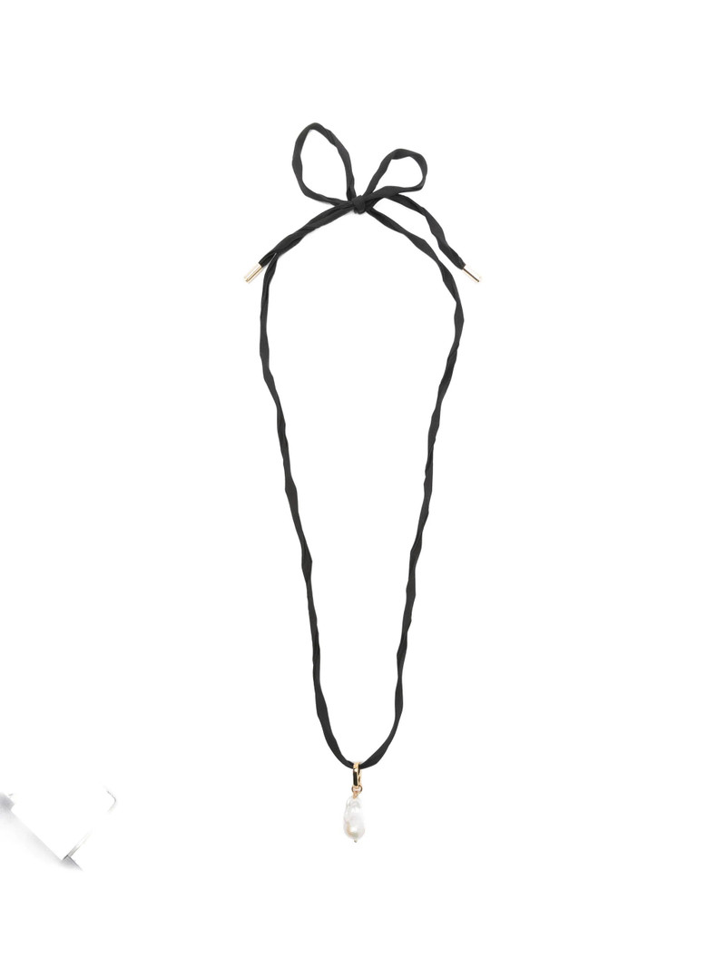 Carven Talisma Pearl Tie Necklace 1