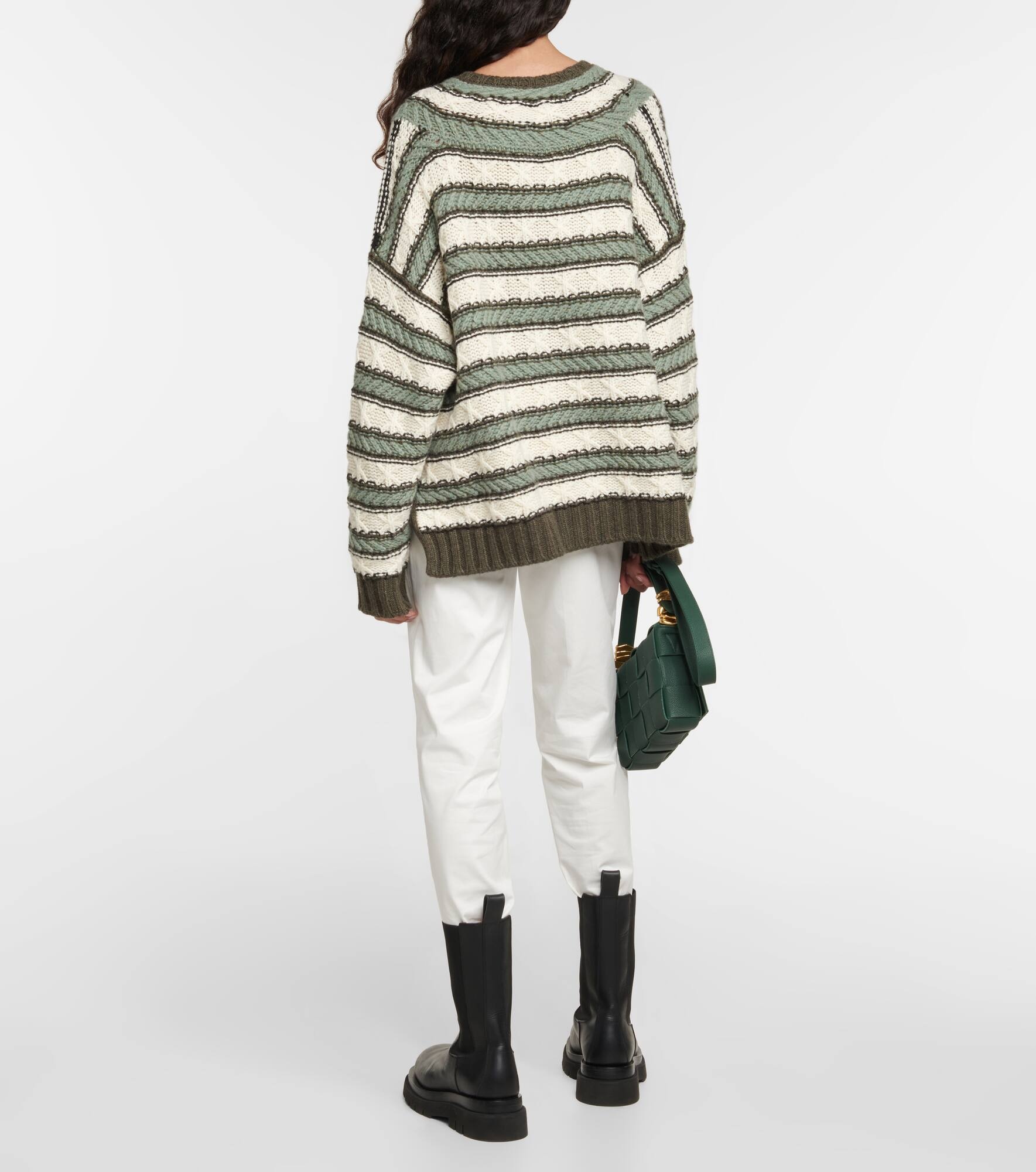 Striped cashmere sweater - 3