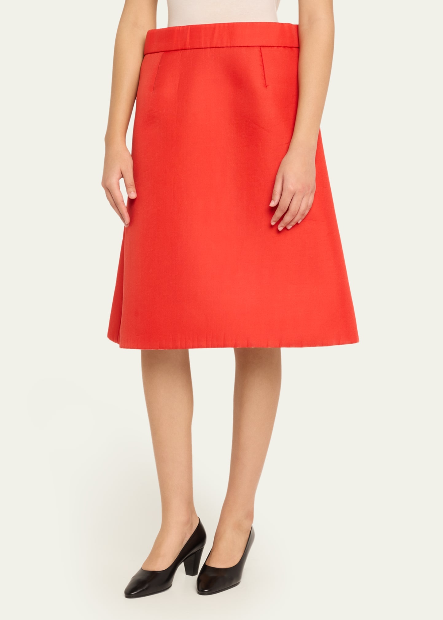 Aline Silk-Blend Skirt - 4