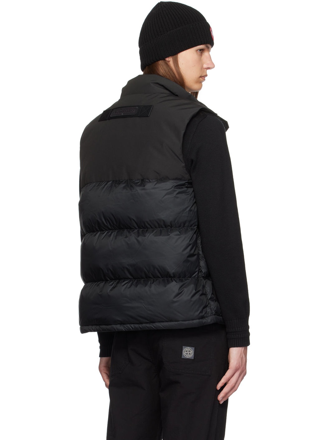 Black 'Paradigm' 'Black Label' Freestyle Down Vest - 3