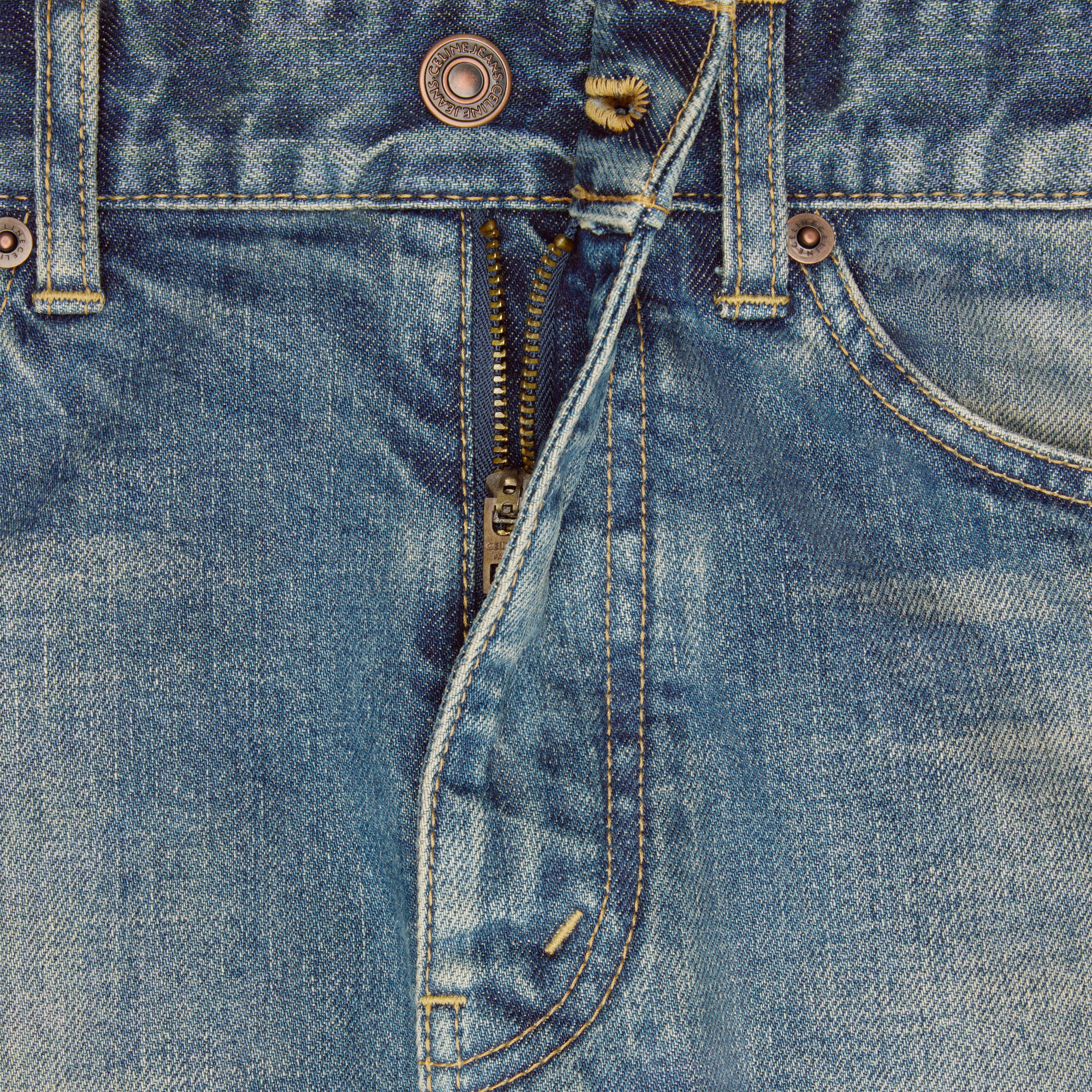 skinny jeans in trail wash denim - 4