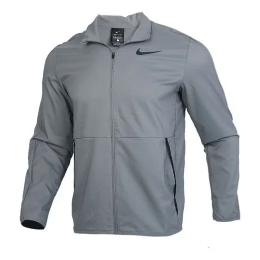 Nike Dri-FIT Casual SportsJacket Men Grey Black CU4954-084 - 1
