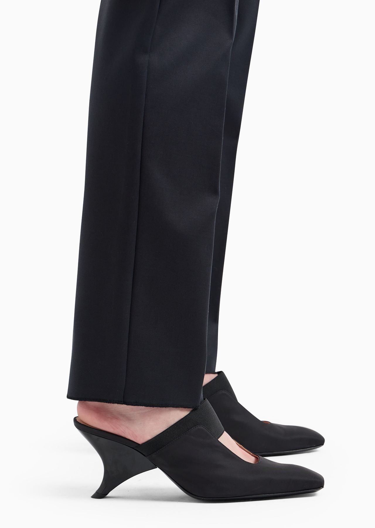 Couture cotton-blend slim-fit trousers - 5