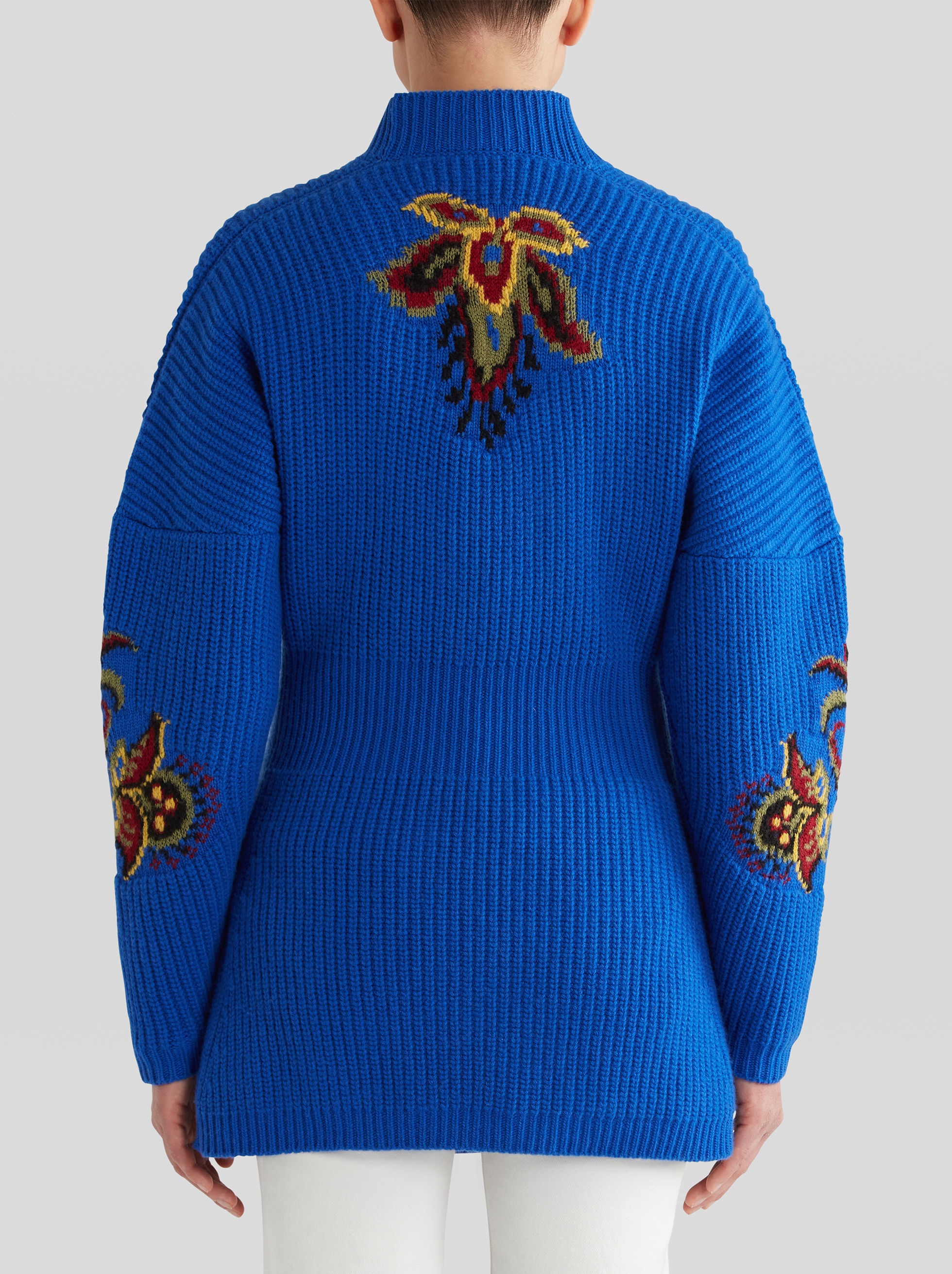 JERSEY JACQUARD COAT - 4