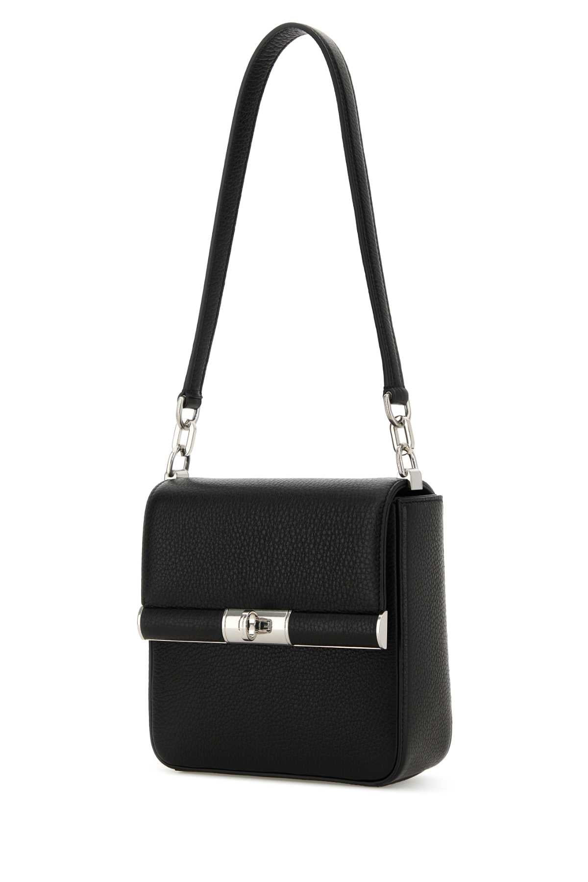 Dolce & Gabbana Men Black Leather Marlene Shoulder Bag - 2