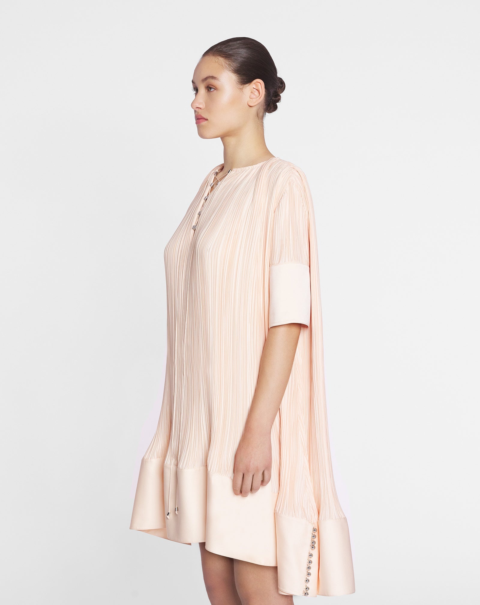CASCADE-EFFECT SHORT DRESS - 3