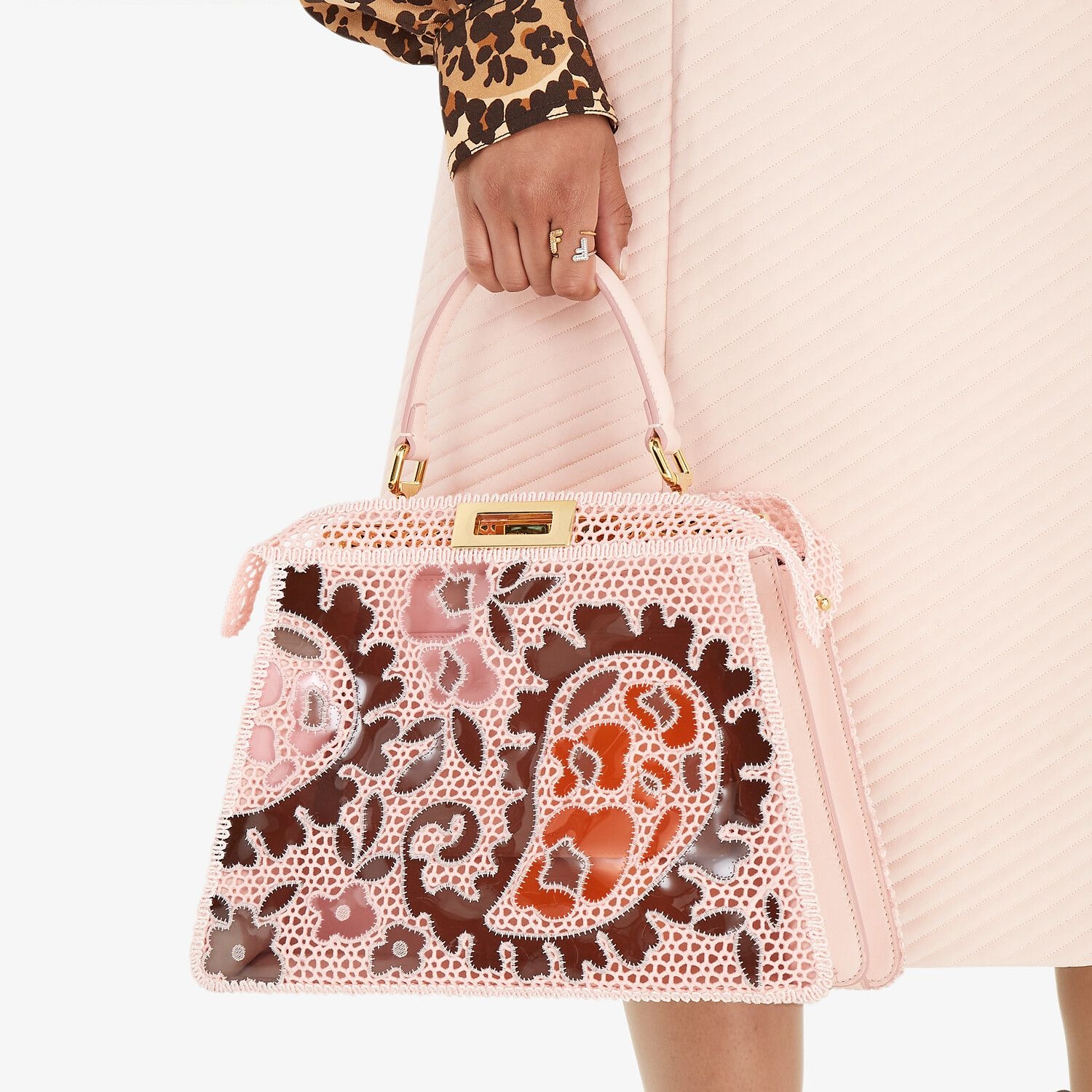 Pink lace bag - 2