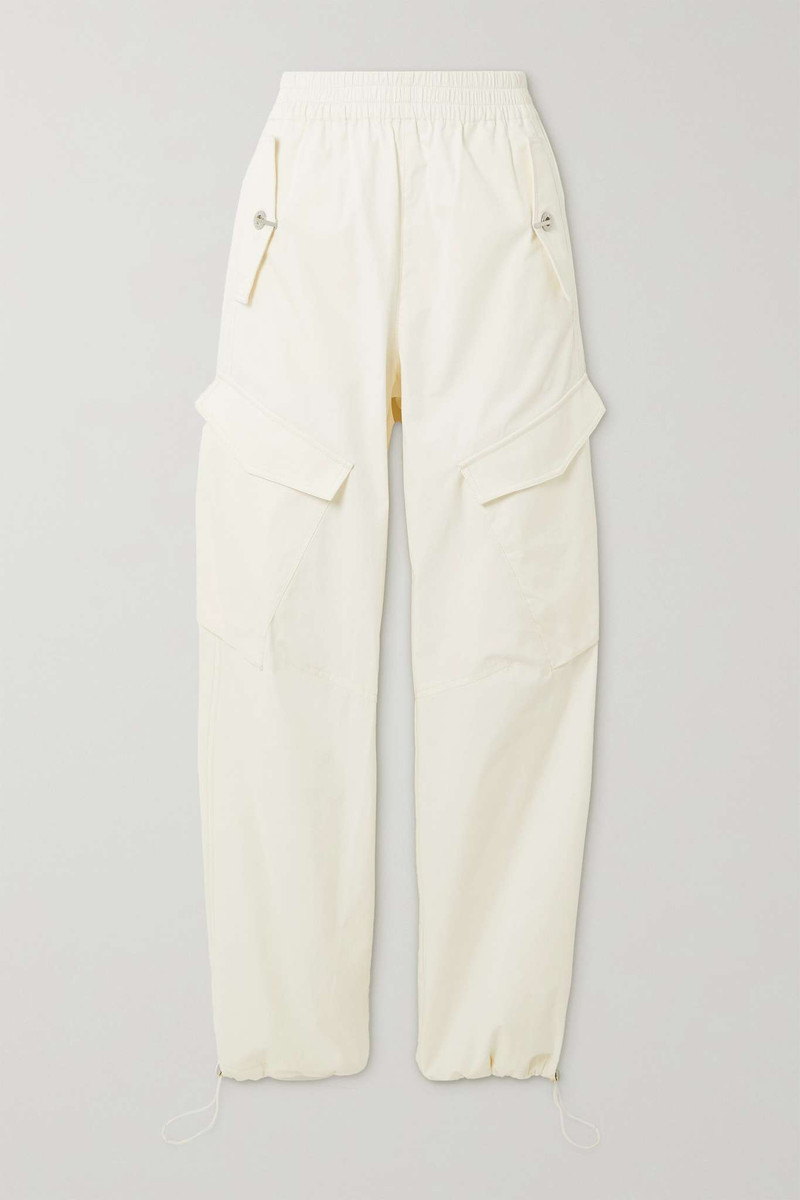Latch cotton-blend twill tapered cargo pants - 1