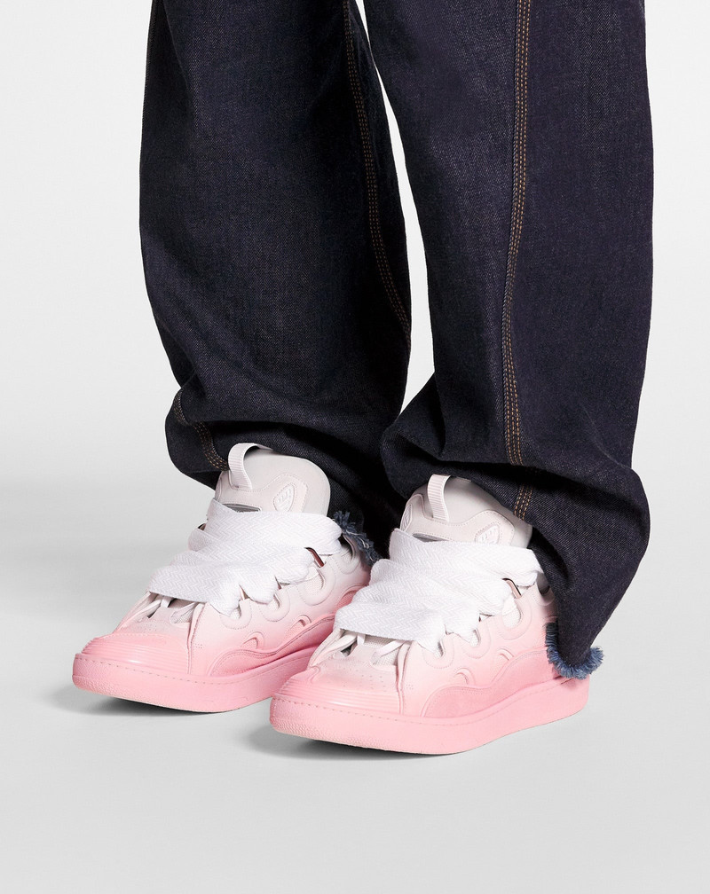 Lanvin LEATHER CURB SNEAKERS outlook