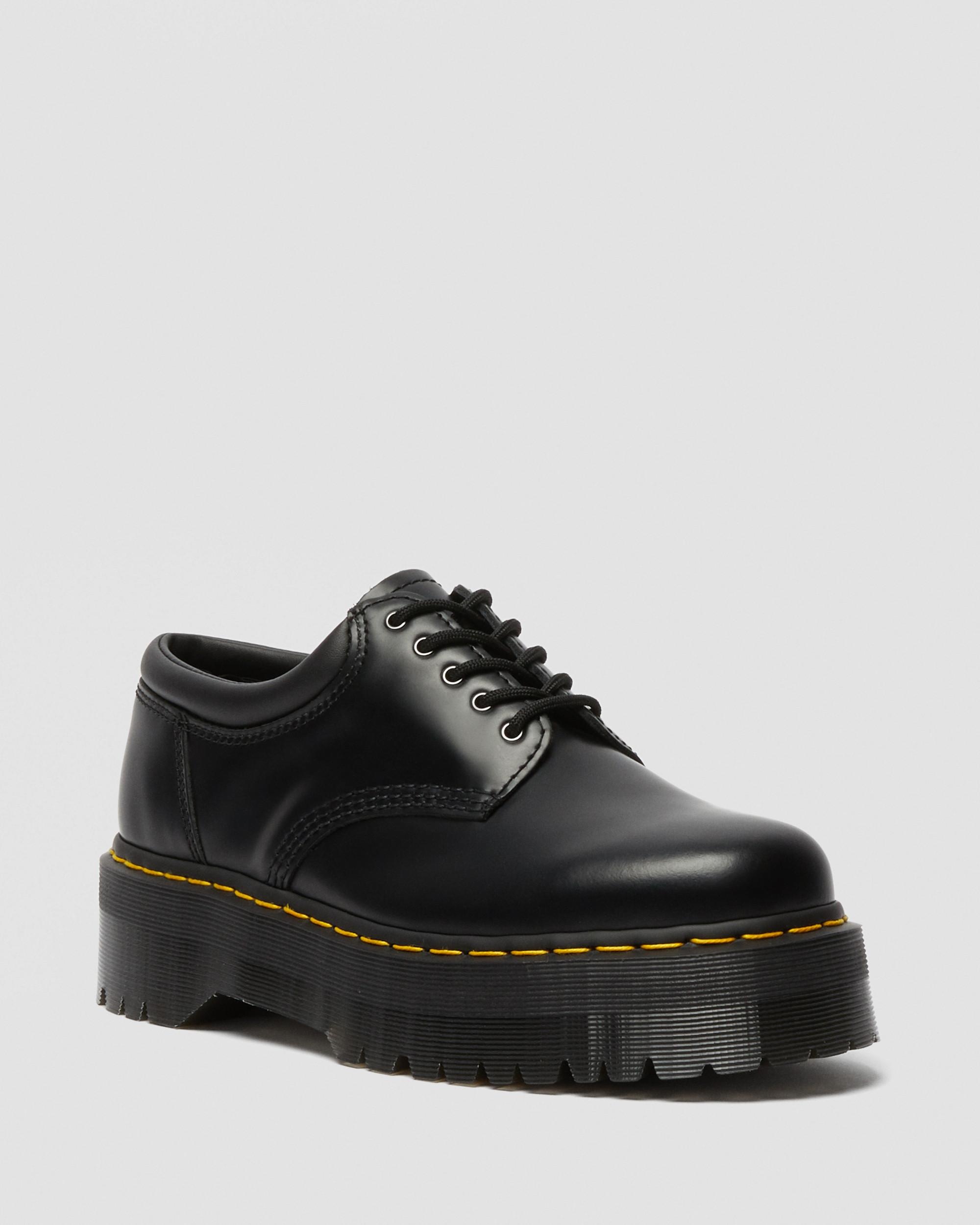 8053 Leather Platform Casual Shoes - 5