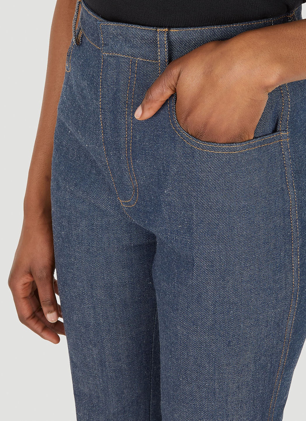Straight-Leg Denim Jeans - 5