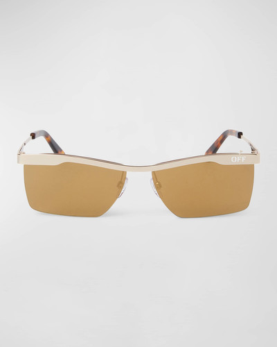 Off-White Rimini Metal Alloy & Plastic Aviator Sunglasses outlook