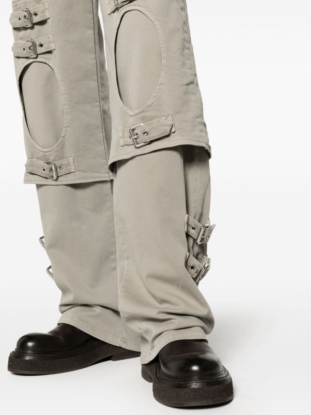 buckle-detail boyfriend jeans - 5