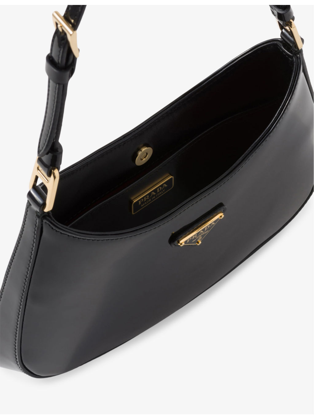 Cleo patent-leather shoulder bag - 4