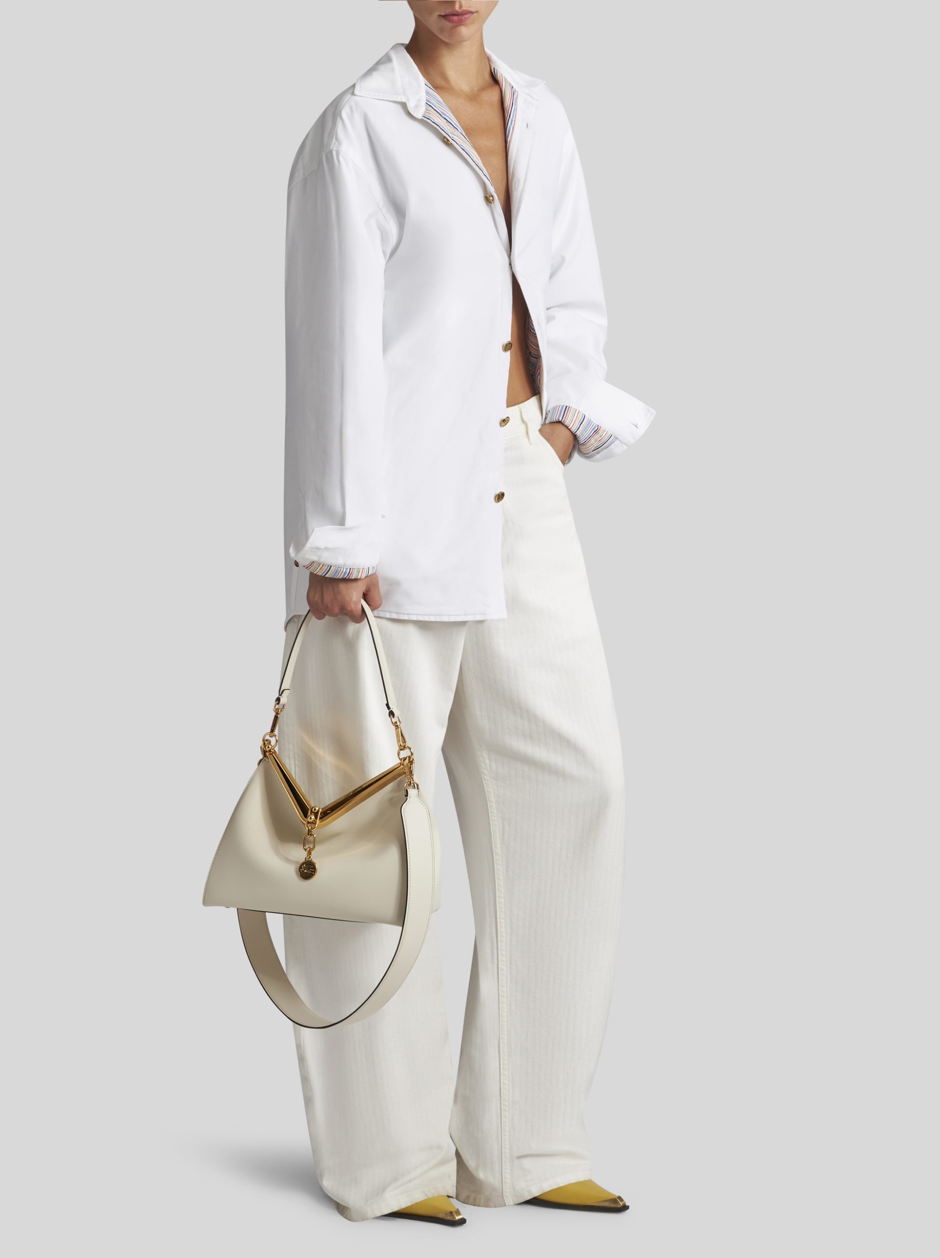 Etro – Vela Medium Bianco Latte - 7