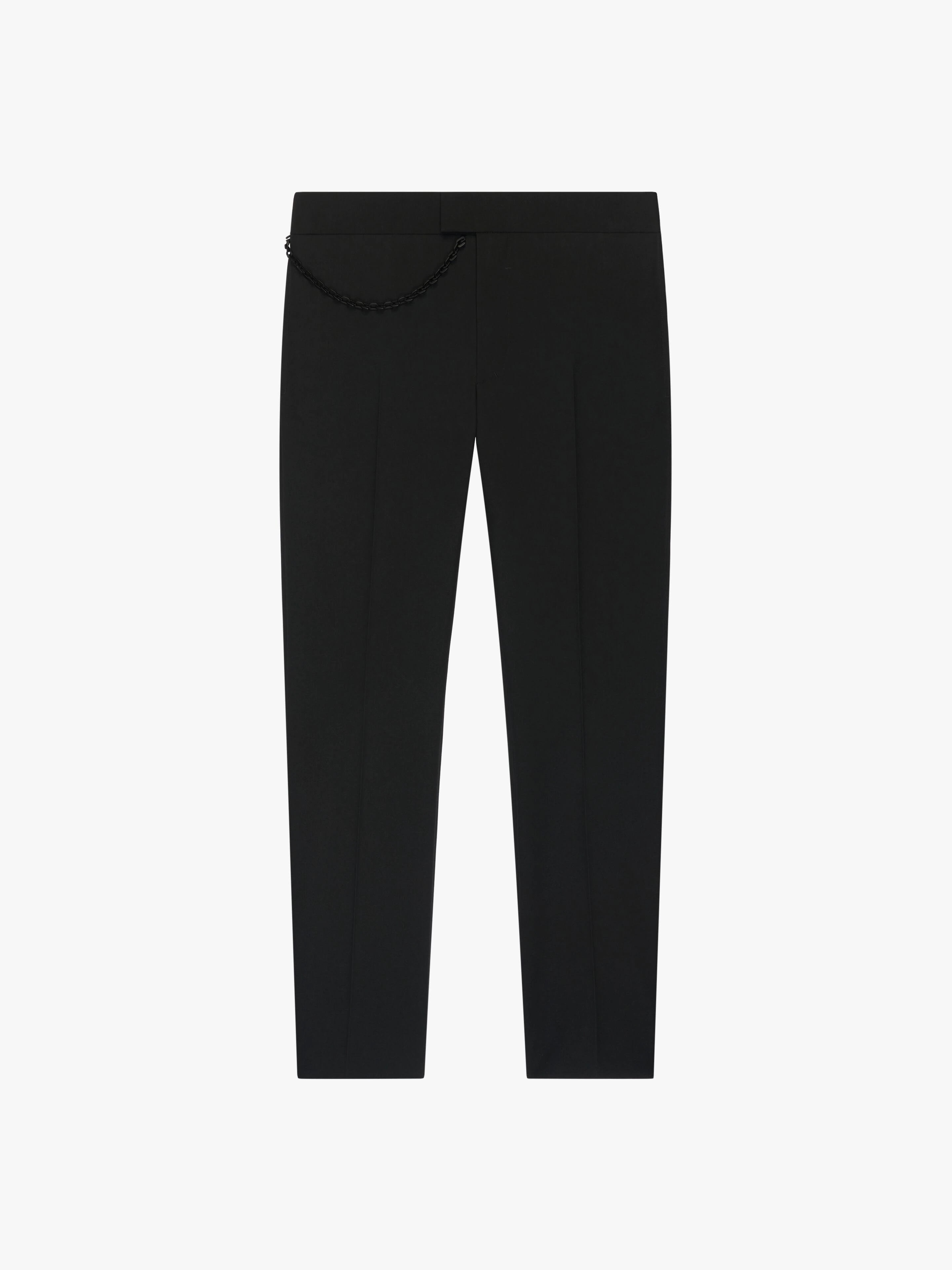 PANTS IN WOOL WITH CHAIN - 1