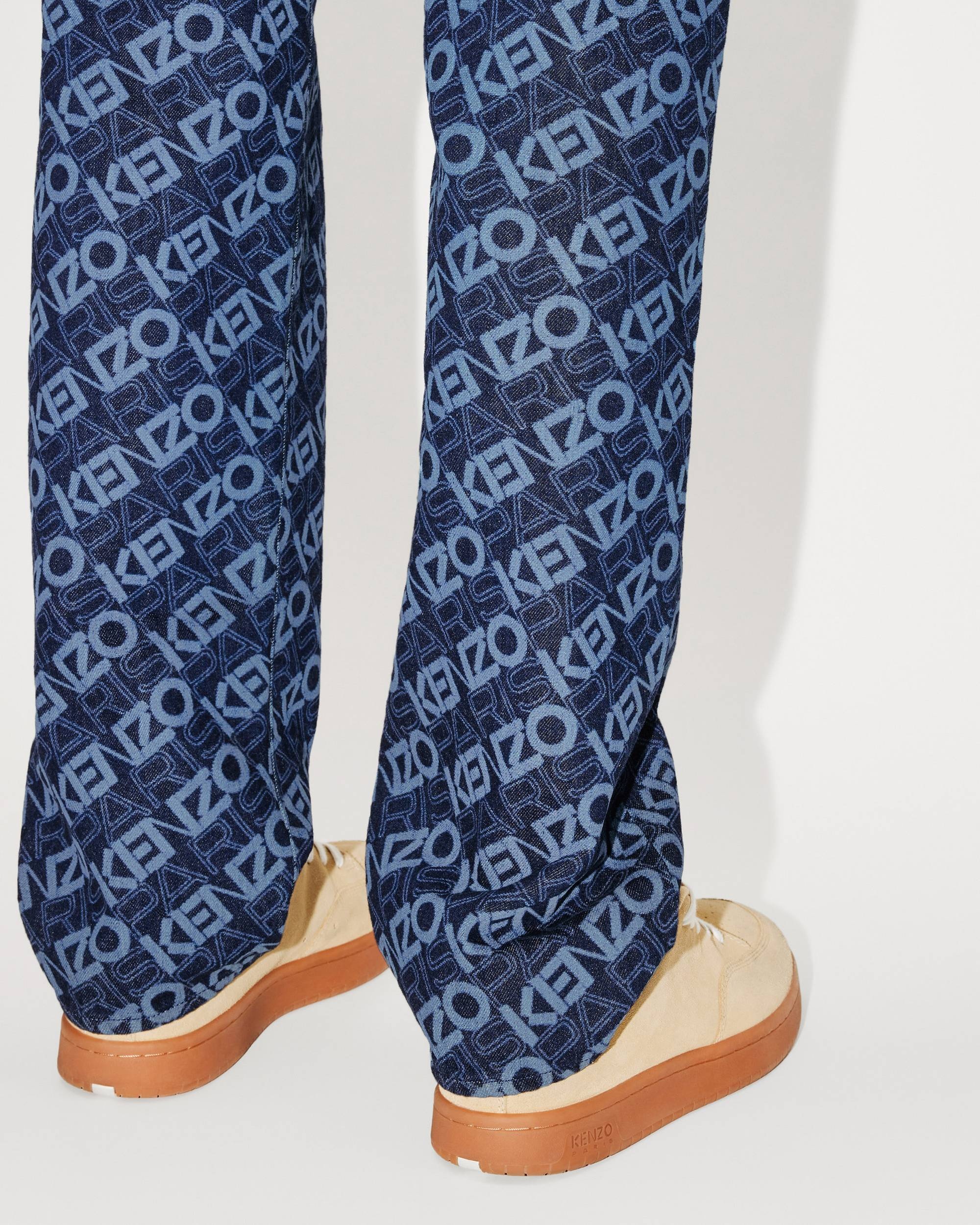 'Monogram' ASAGAO straight-fit jeans - 8