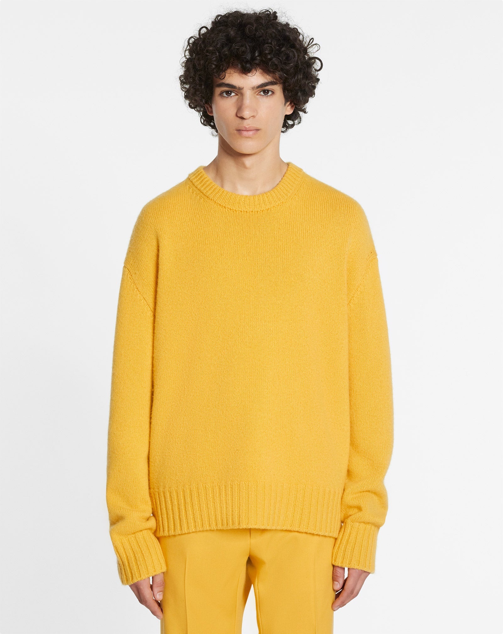 CASHMERE SWEATER WITH ROUND NECK - 3