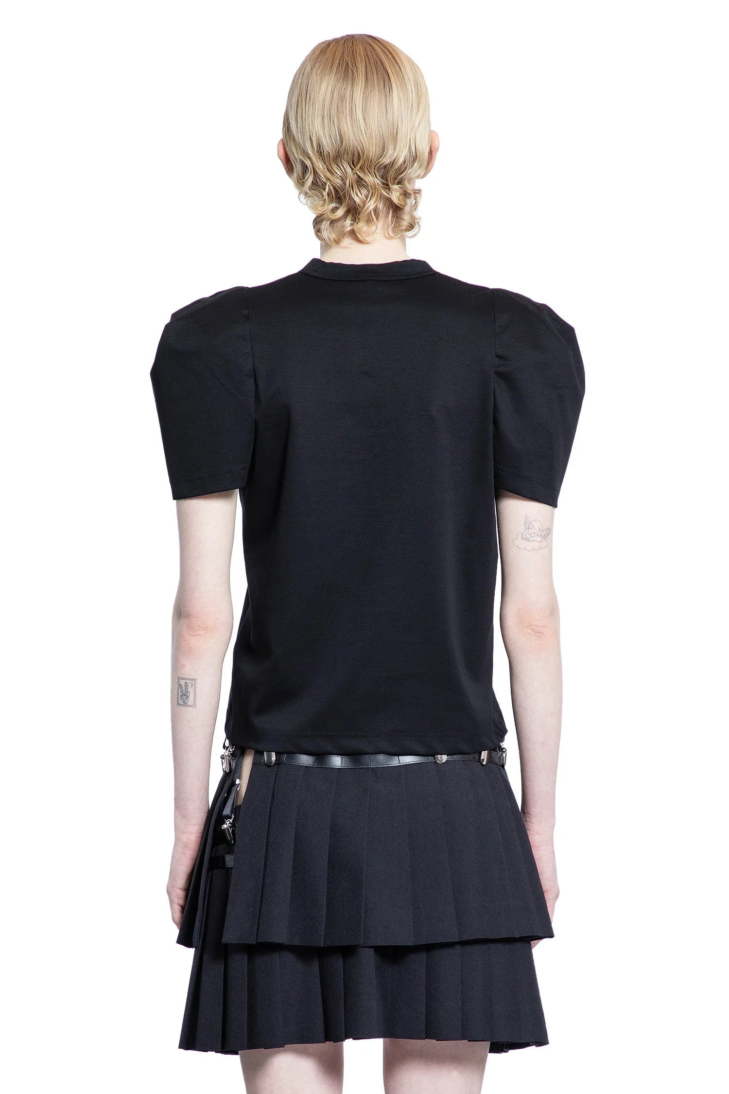 Puff-Sleeve-Cotton-Jersey-T-Shirt - 3