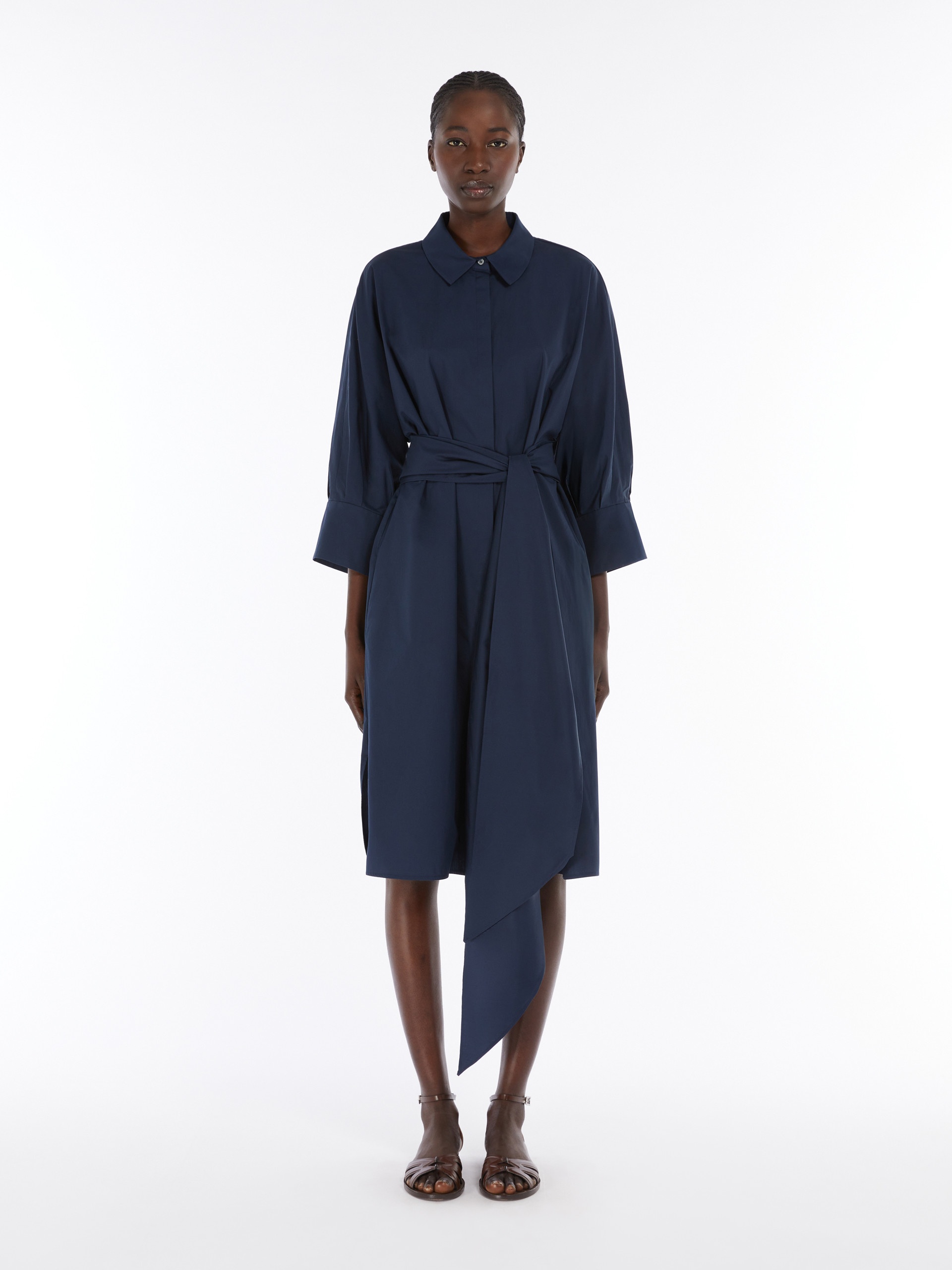TABATA Poplin shirt dress - 3