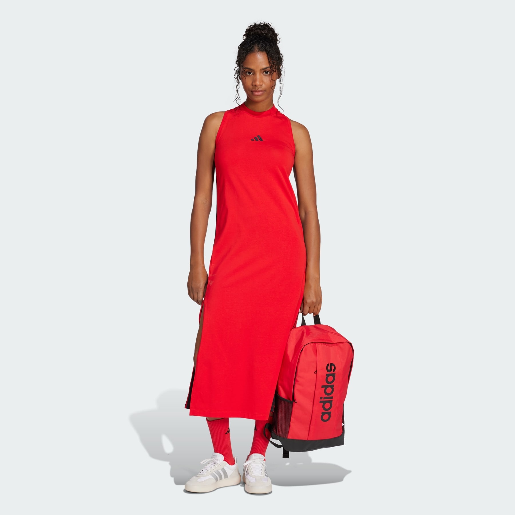 Essentials 3-Stripes Long Racerback Dress - 5
