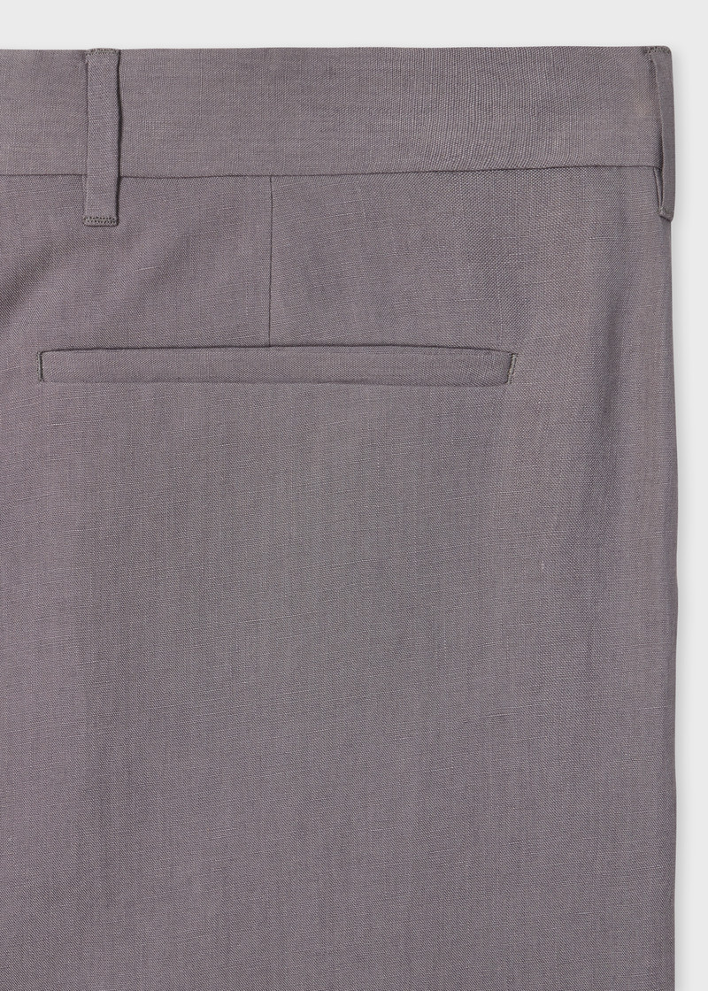 Paul Smith Mauve Linen Trousers outlook
