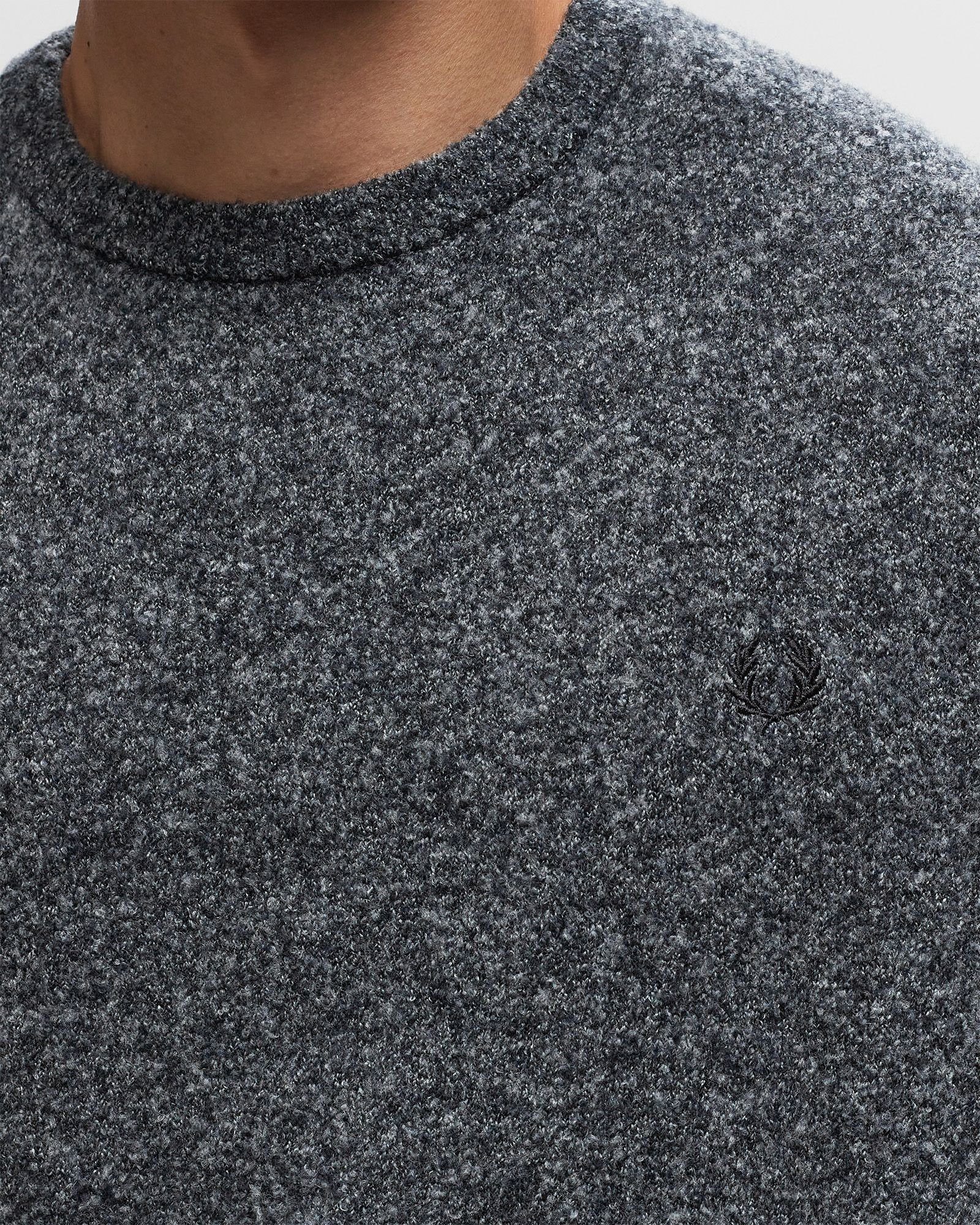 BOUCLE CREW NECK JUMPER - 3